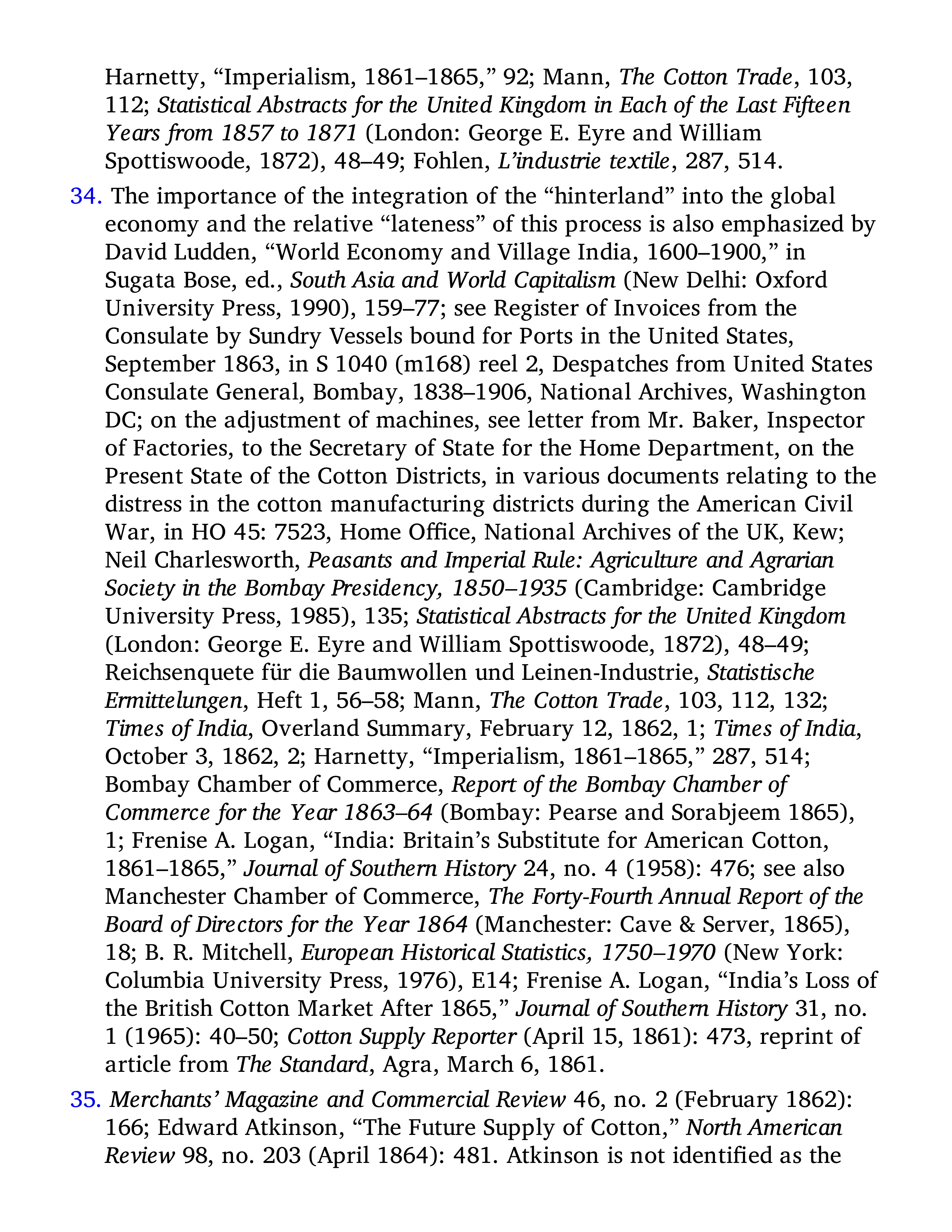 Sven Beckert Empire of Cotton A Global History Biography — page 581