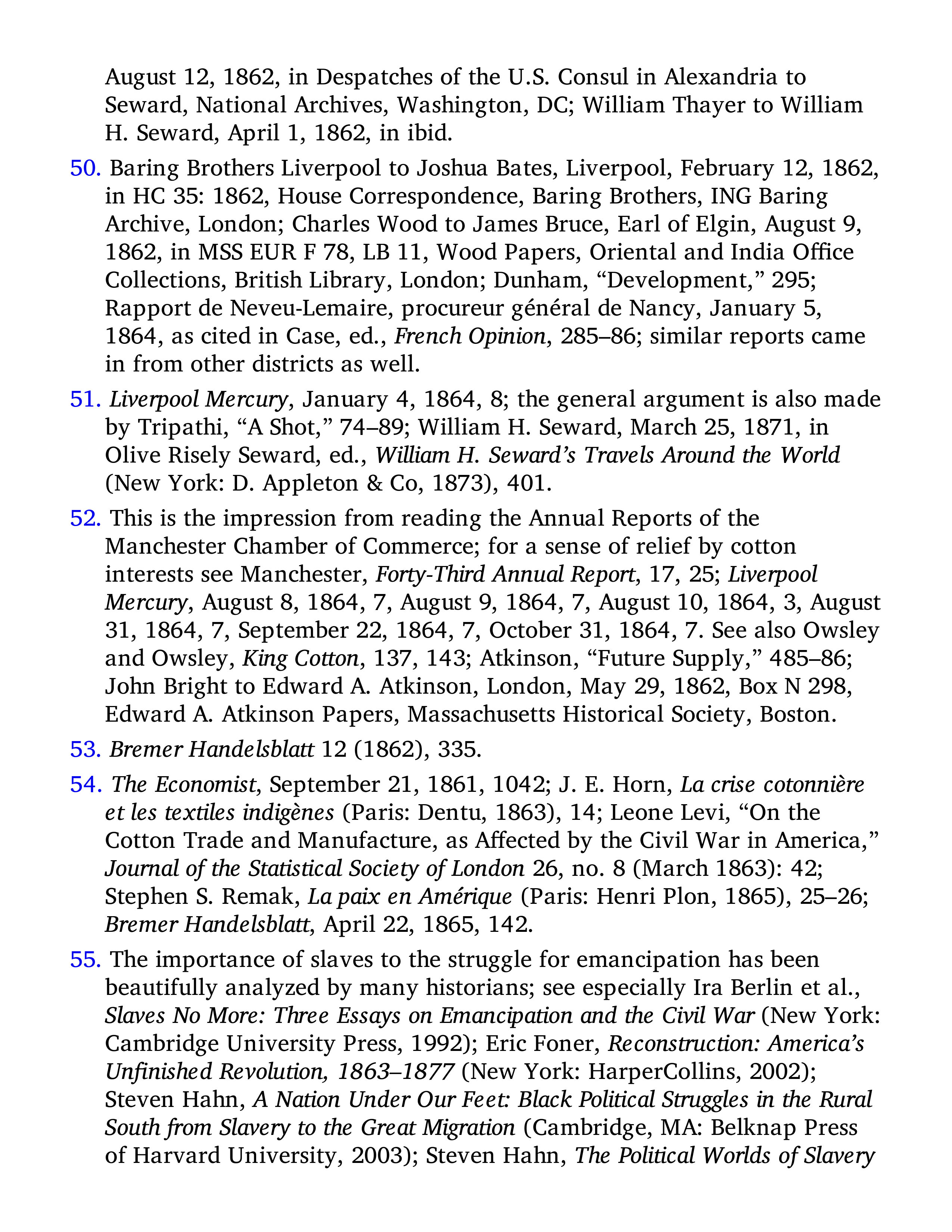 Sven Beckert Empire of Cotton A Global History Biography — page 588