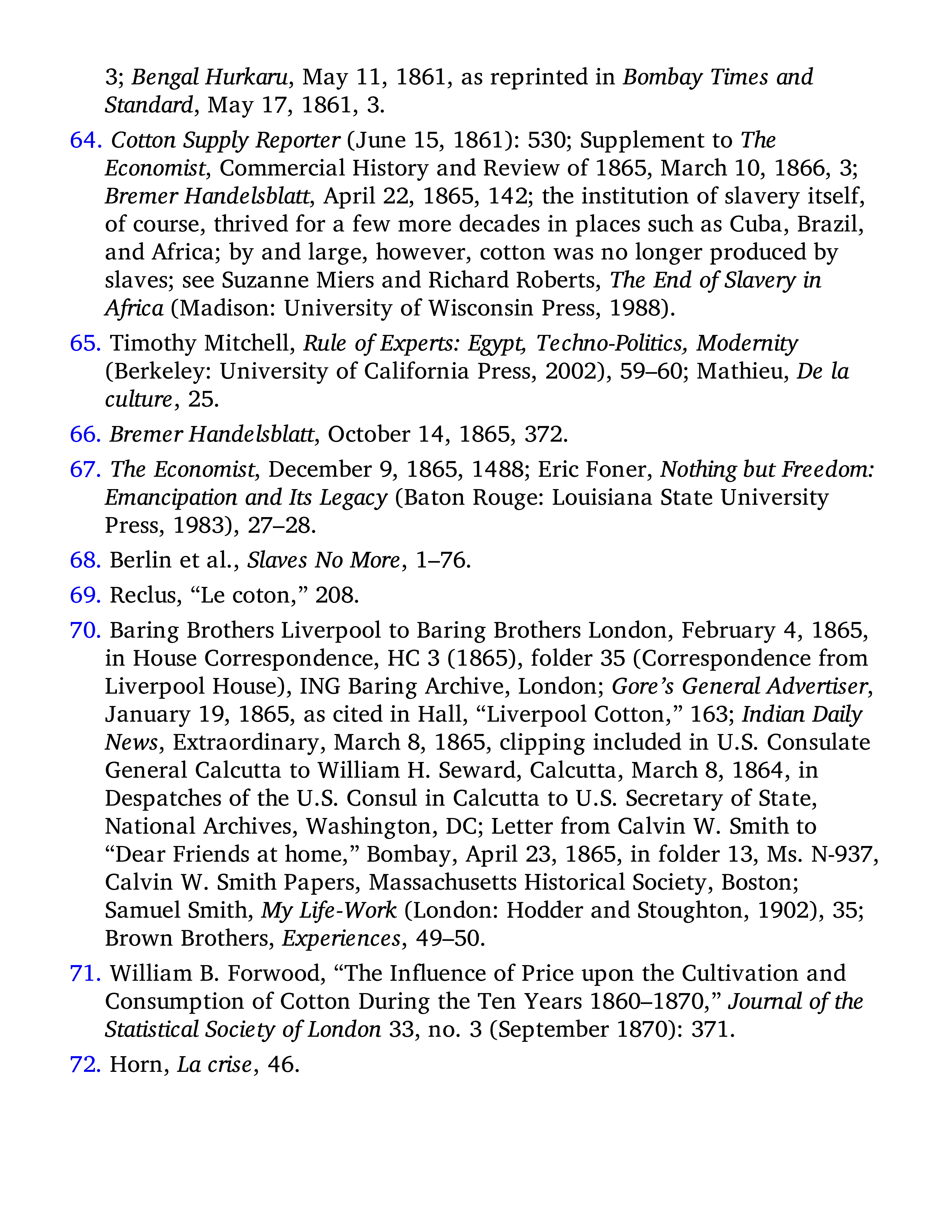 Sven Beckert Empire of Cotton A Global History Biography — page 591
