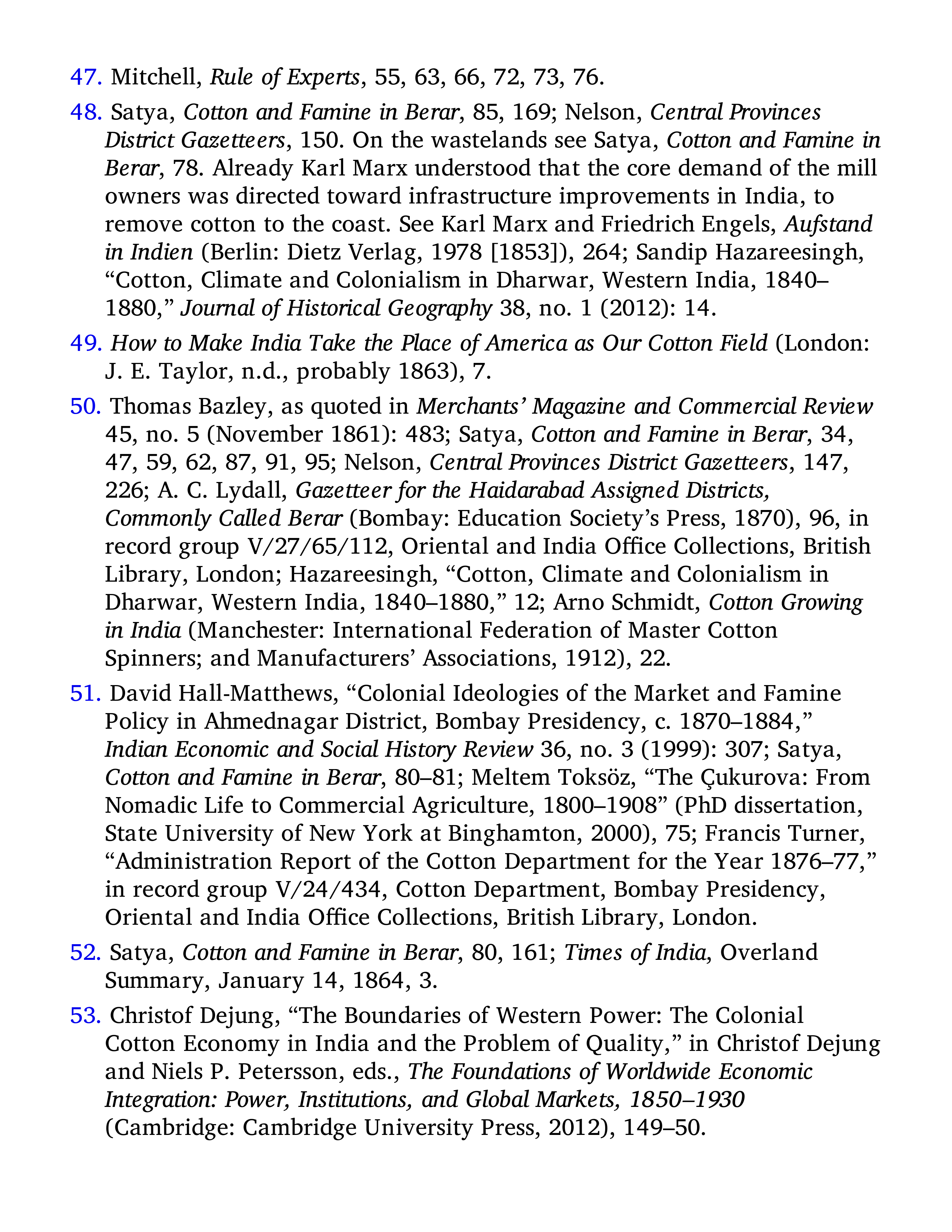 Sven Beckert Empire of Cotton A Global History Biography — page 604