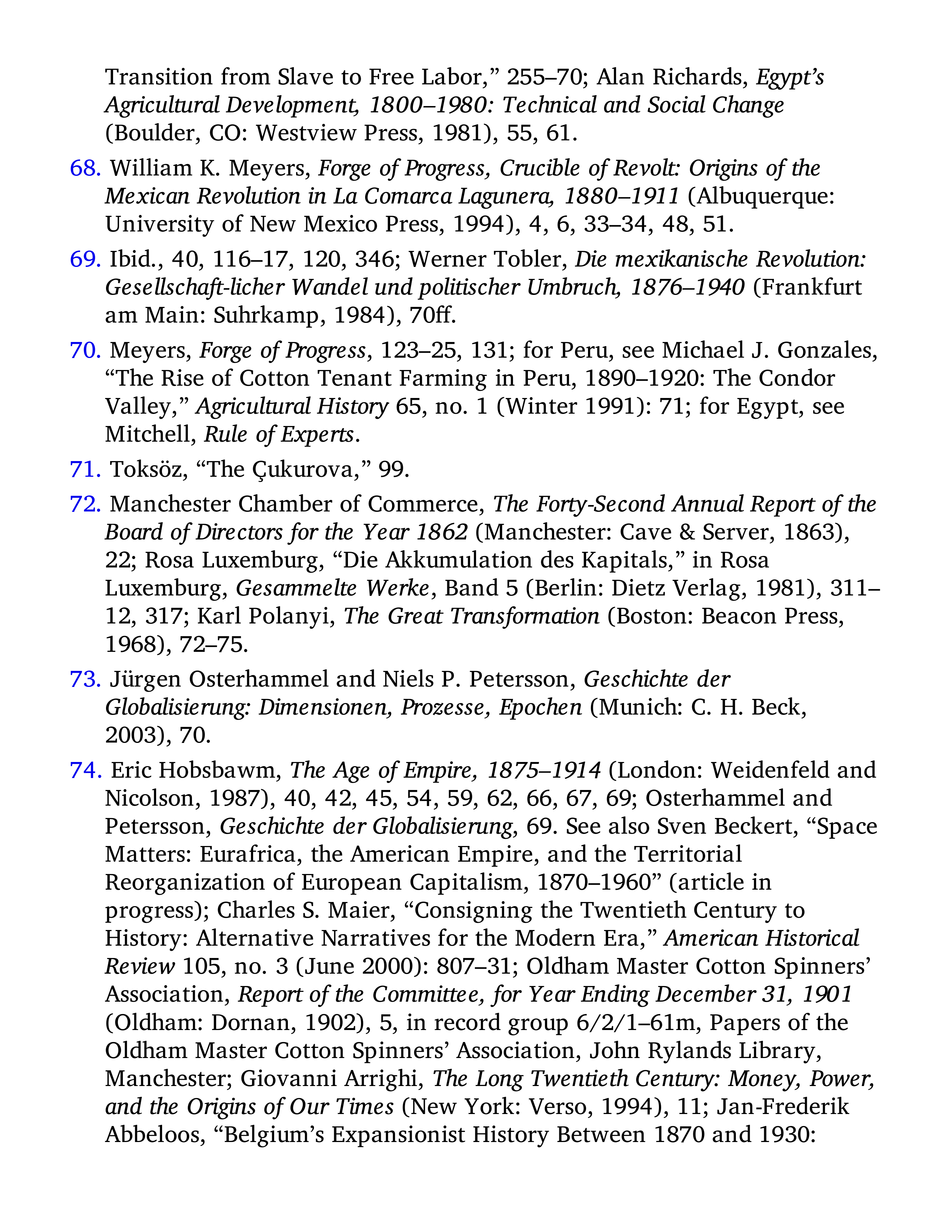 Sven Beckert Empire of Cotton A Global History Biography — page 608