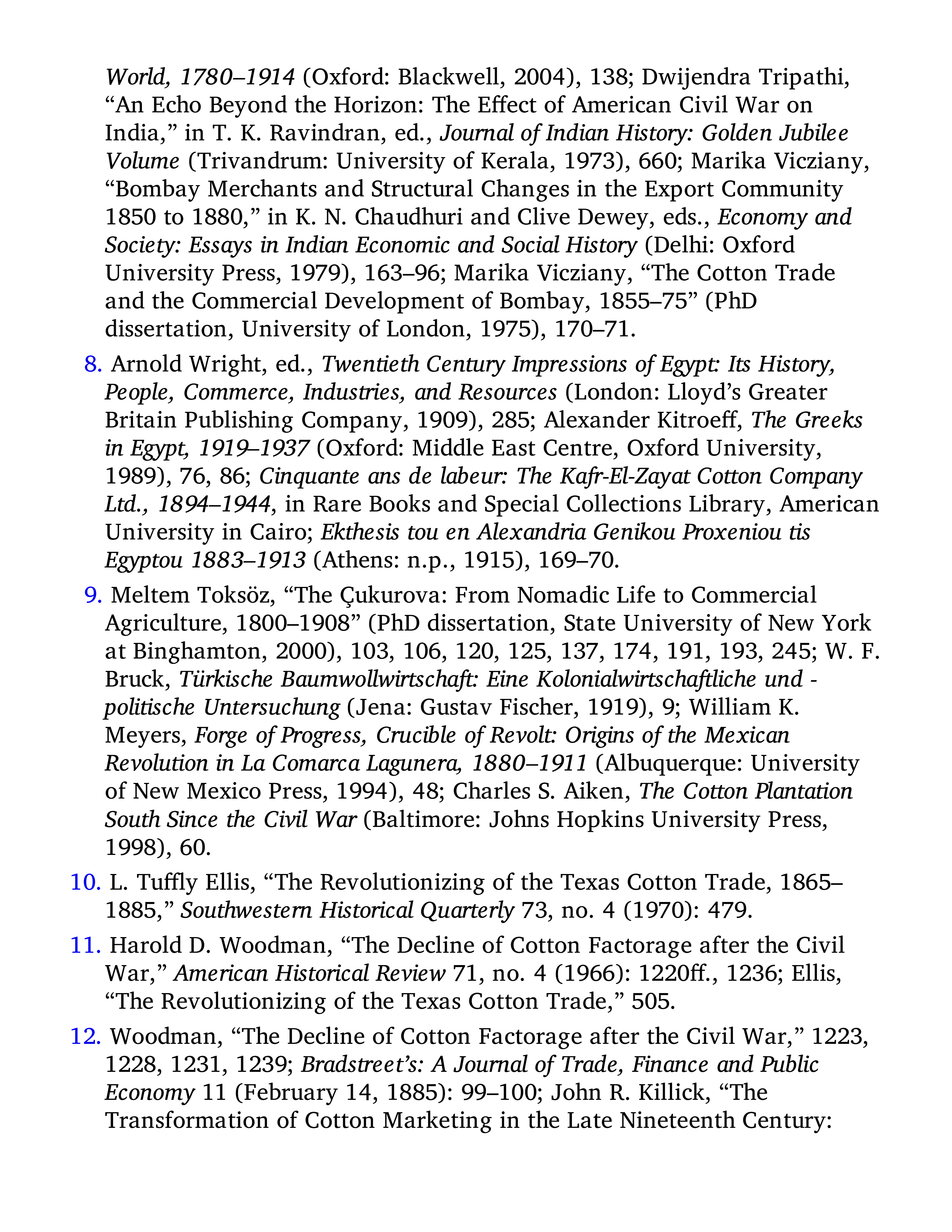 Sven Beckert Empire of Cotton A Global History Biography — page 612