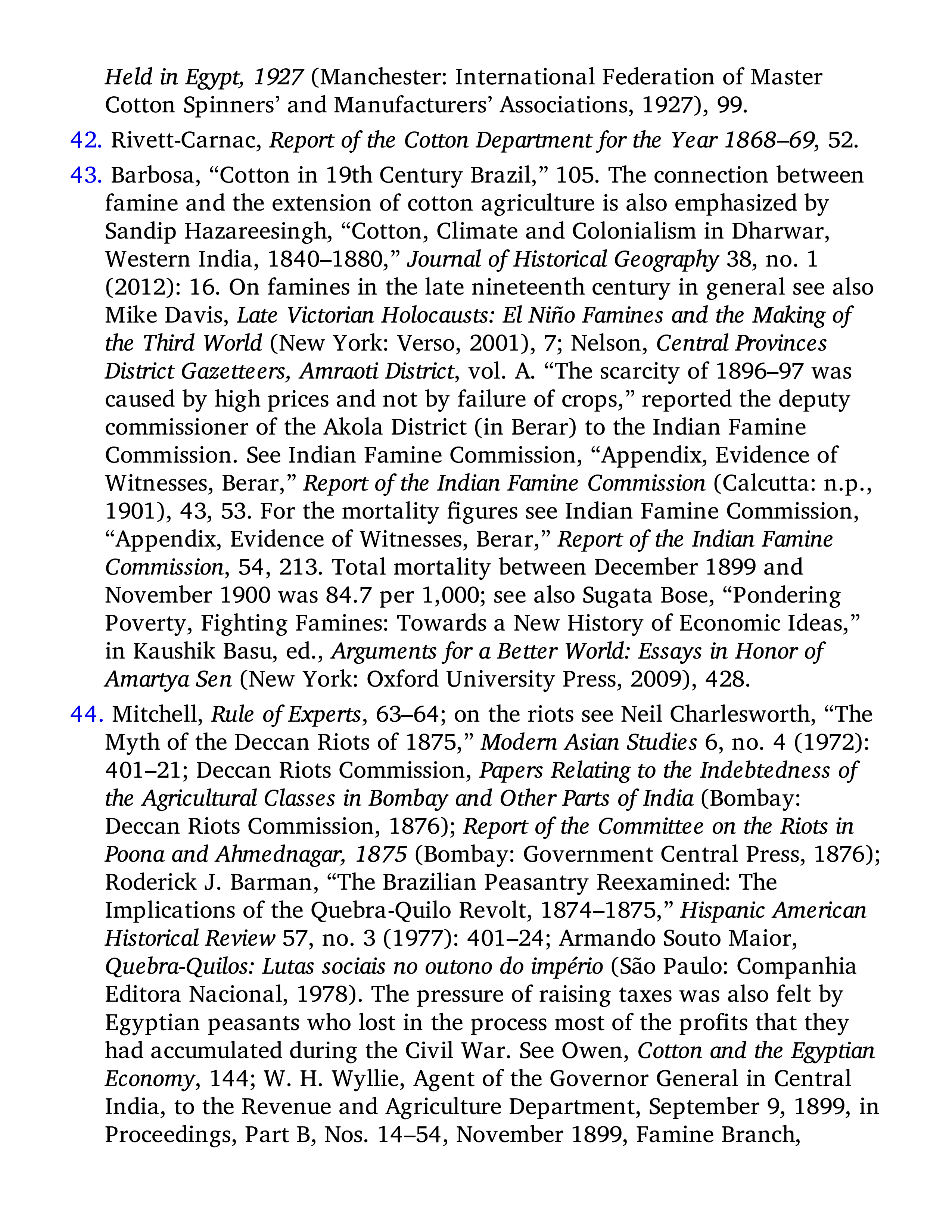 Sven Beckert Empire of Cotton A Global History Biography — page 620