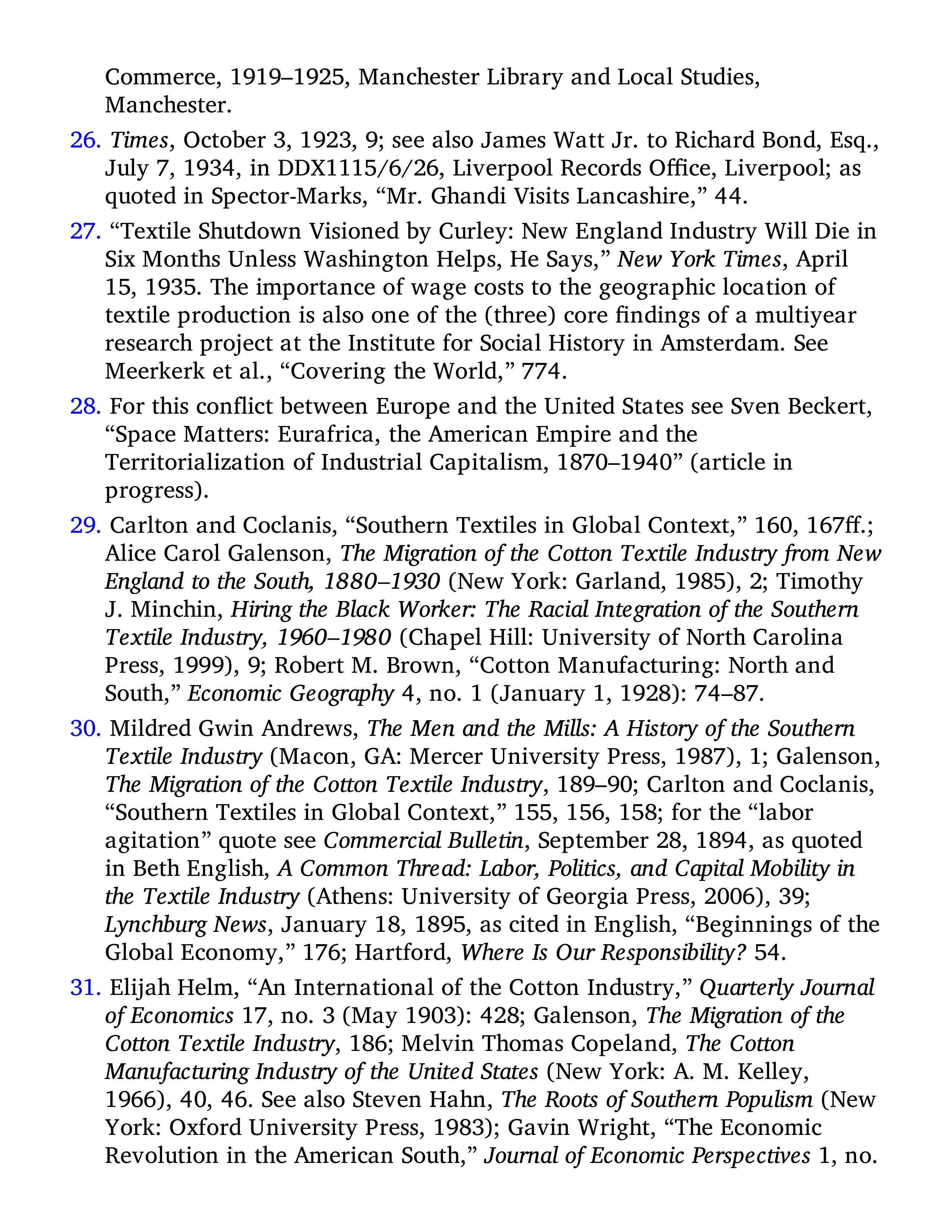 Sven Beckert Empire of Cotton A Global History Biography — page 650