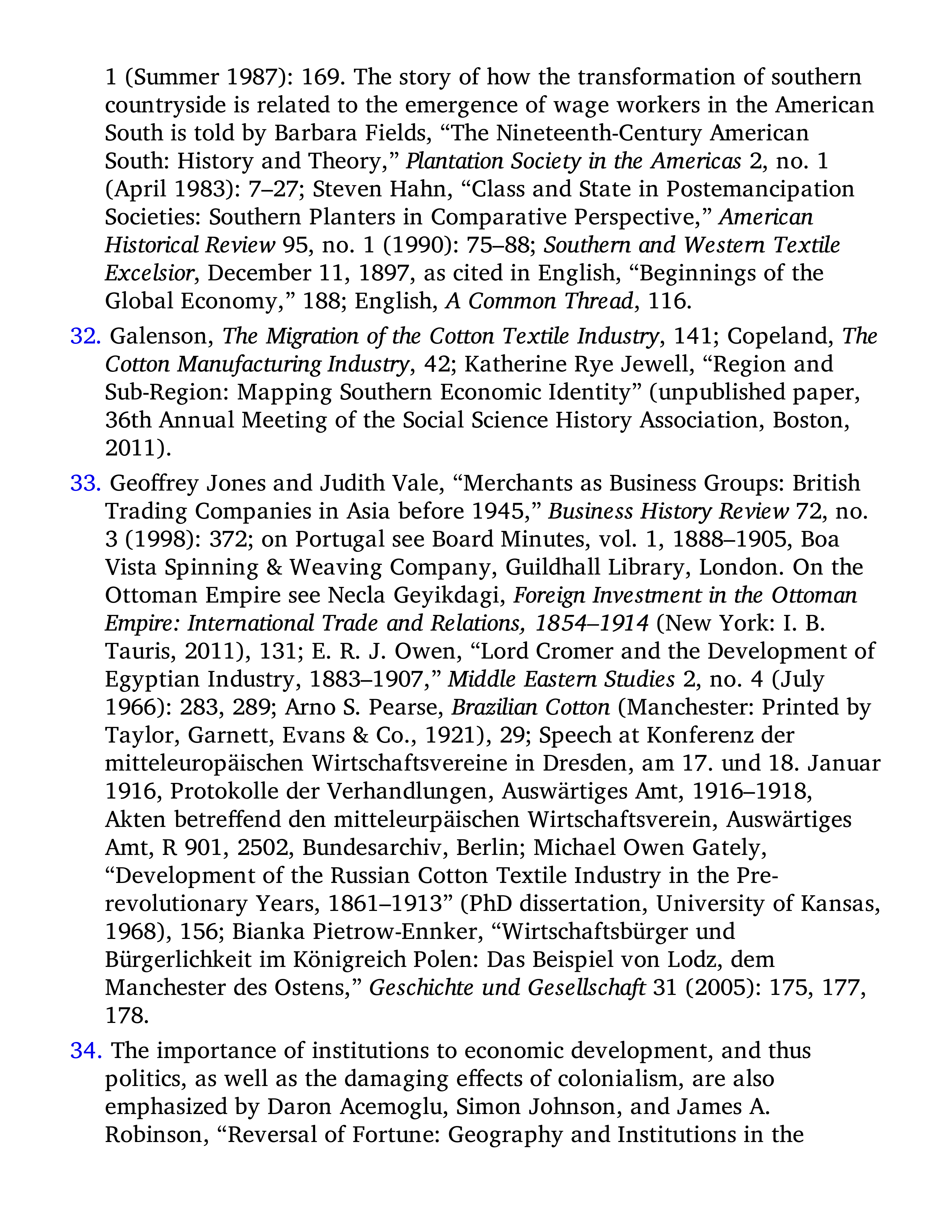 Sven Beckert Empire of Cotton A Global History Biography — page 651