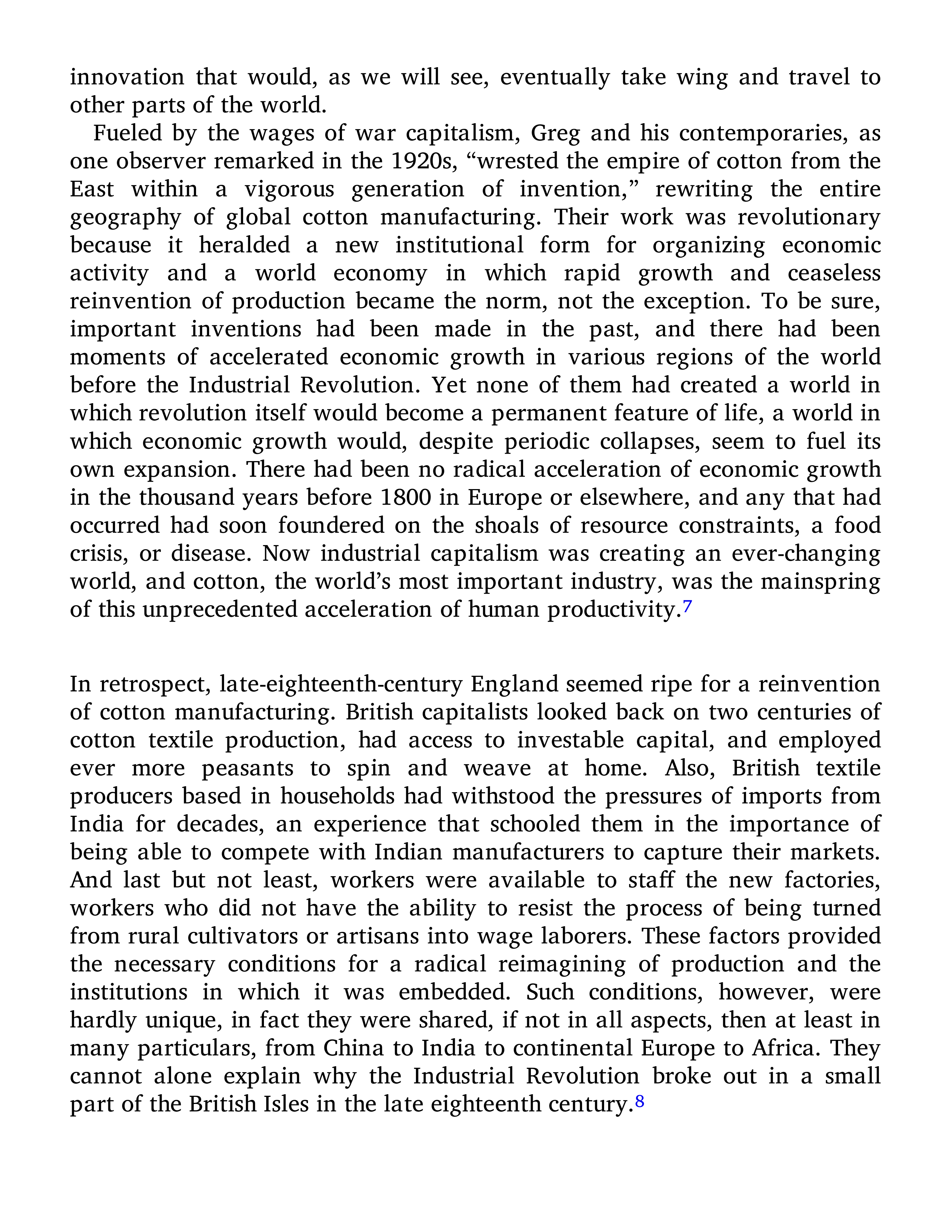Sven Beckert Empire of Cotton A Global History Biography — page 78