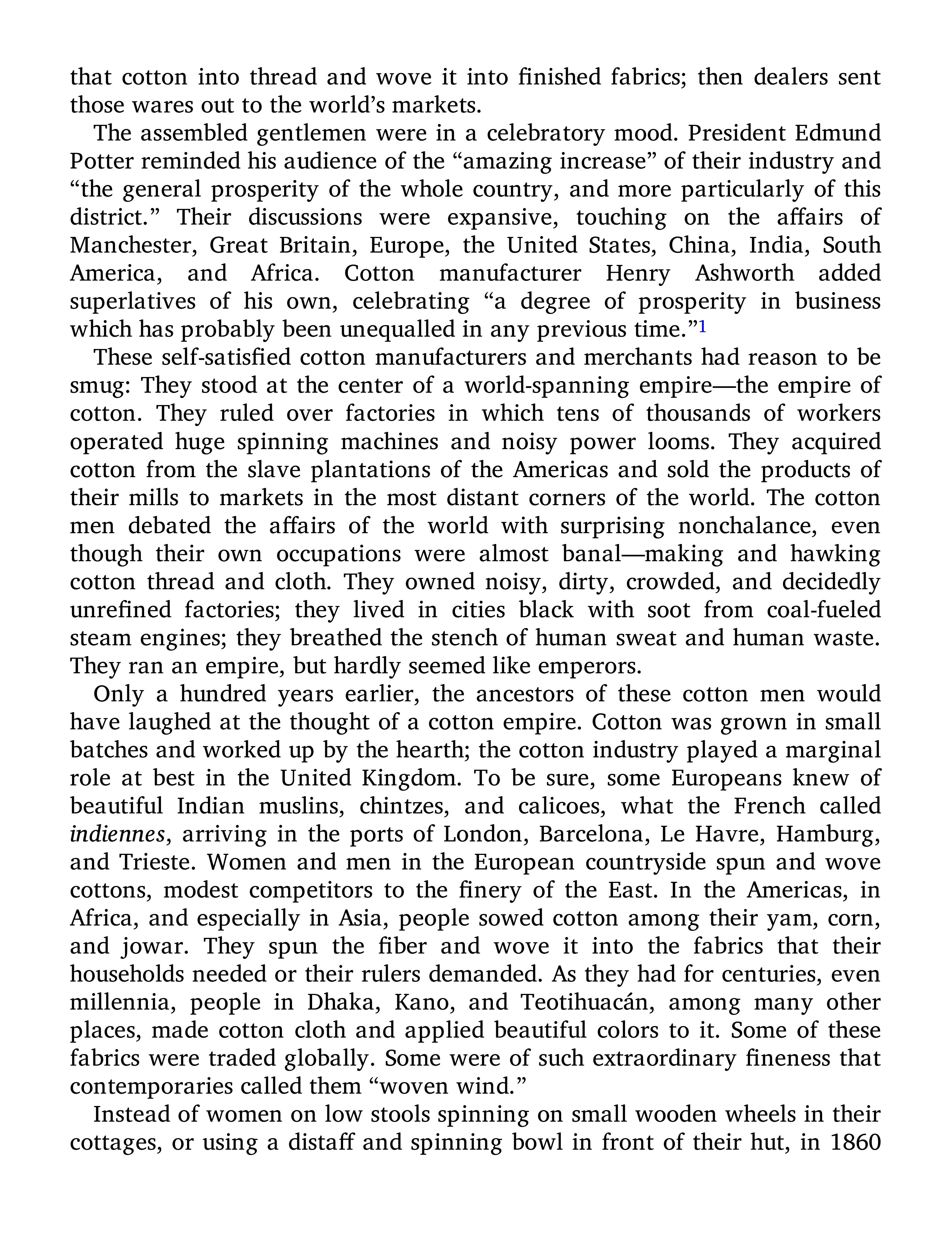 Sven Beckert Empire of Cotton A Global History Biography — page 8