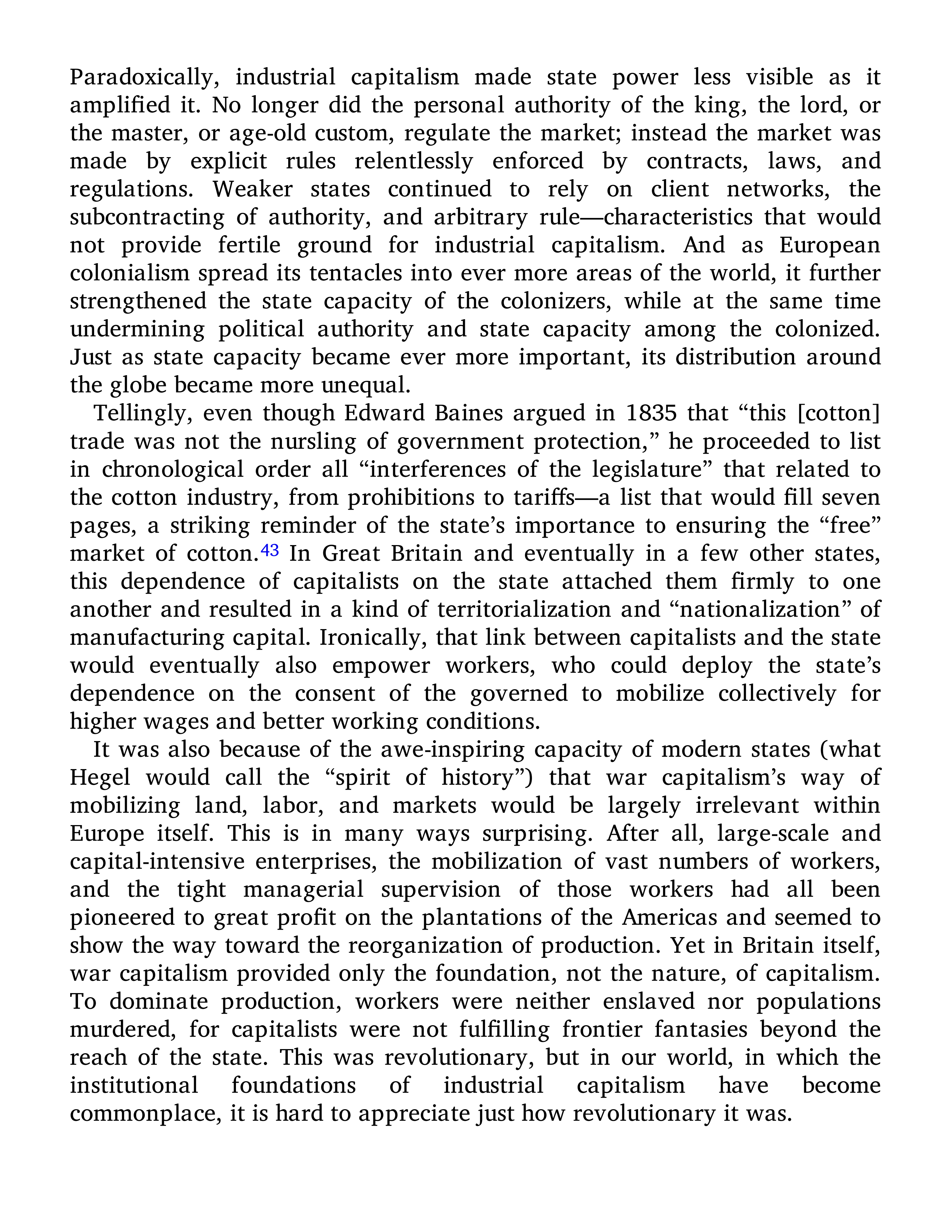 Sven Beckert Empire of Cotton A Global History Biography — page 93