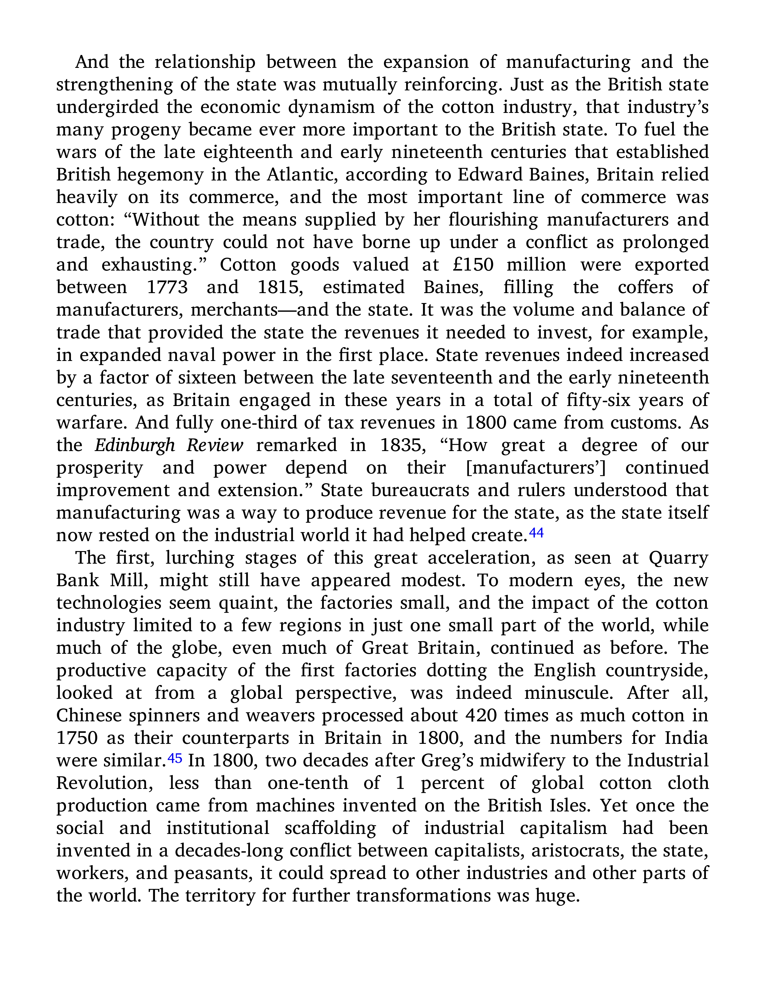 Sven Beckert Empire of Cotton A Global History Biography — page 94
