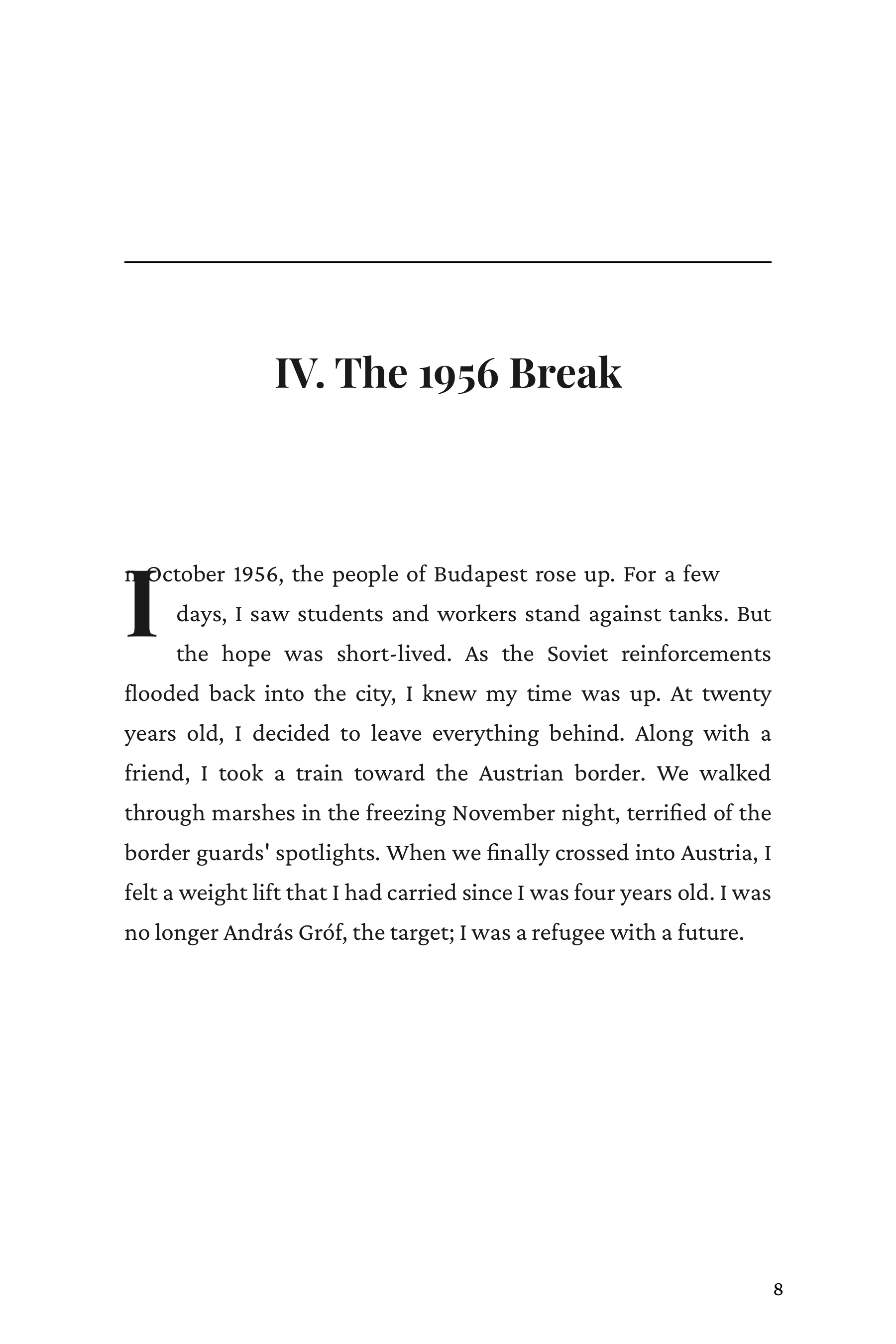 Swimming Across by Andy Grove Intel CEO Autobiography — page 8
