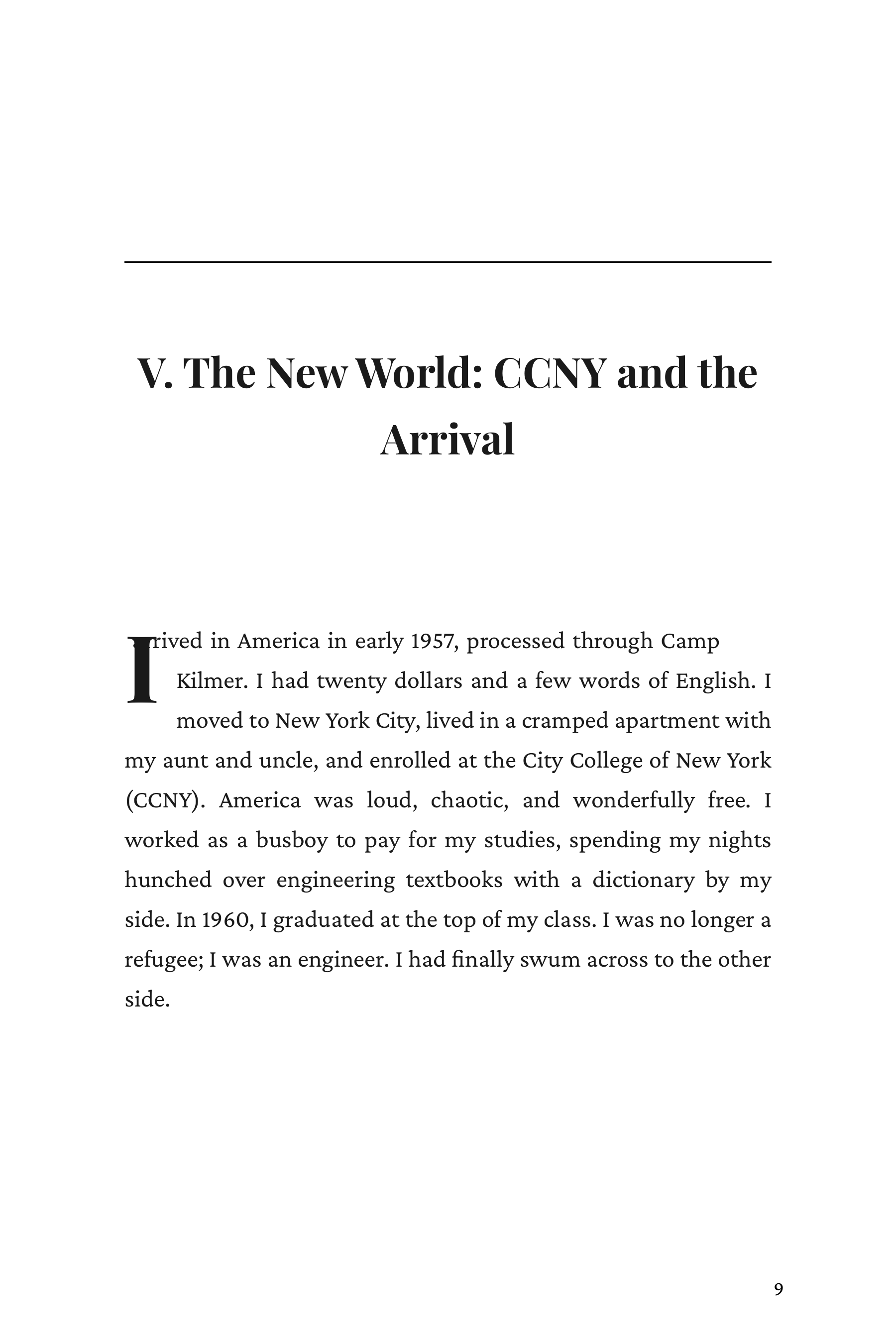 Swimming Across by Andy Grove Intel CEO Autobiography — page 9