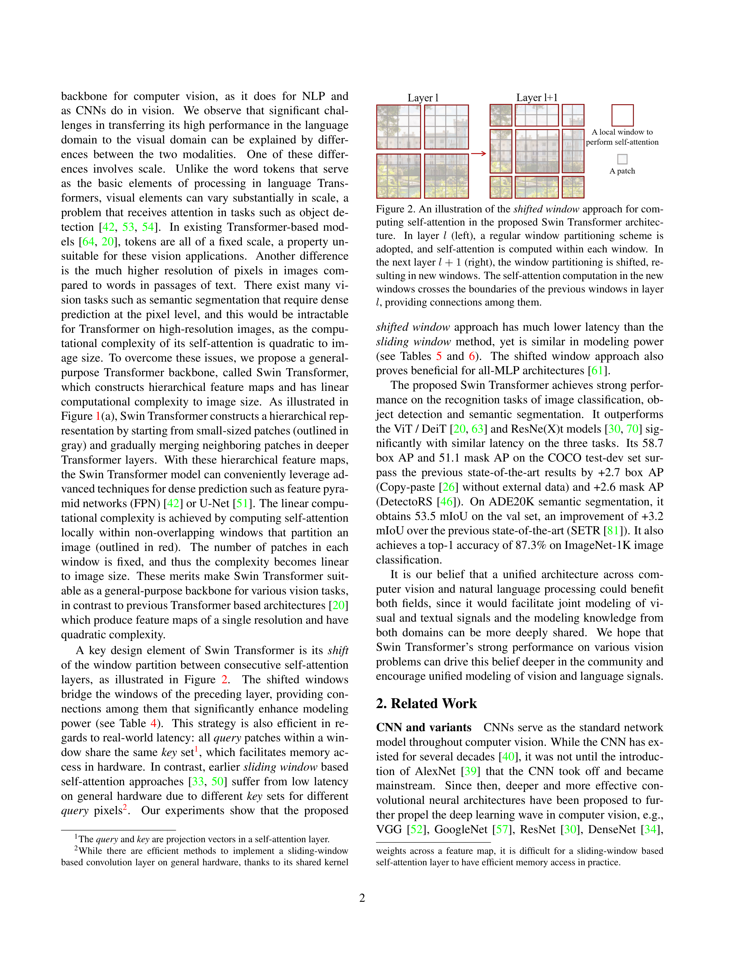 Swin Transformer Research Paper by Microsoft — page 2