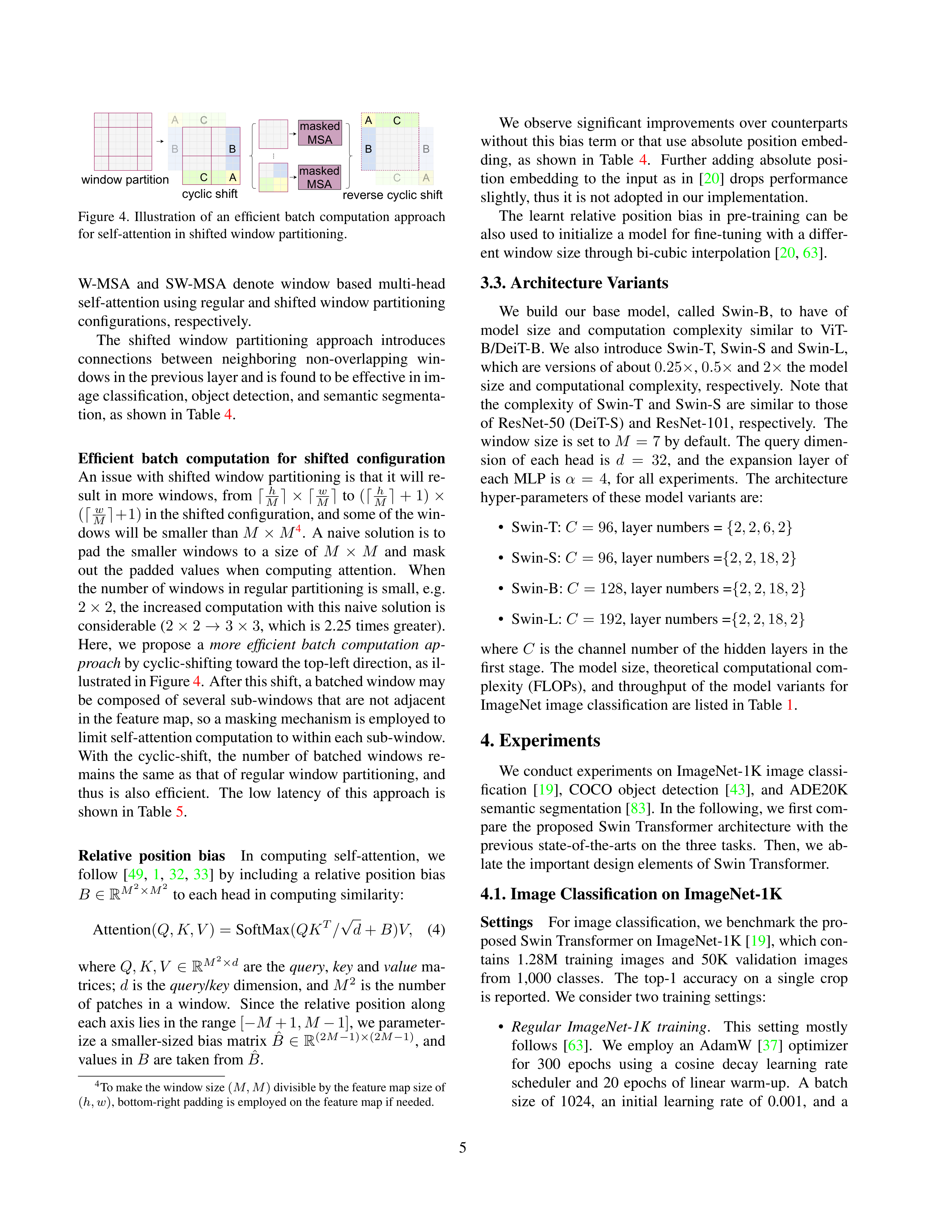 Swin Transformer Research Paper by Microsoft — page 5
