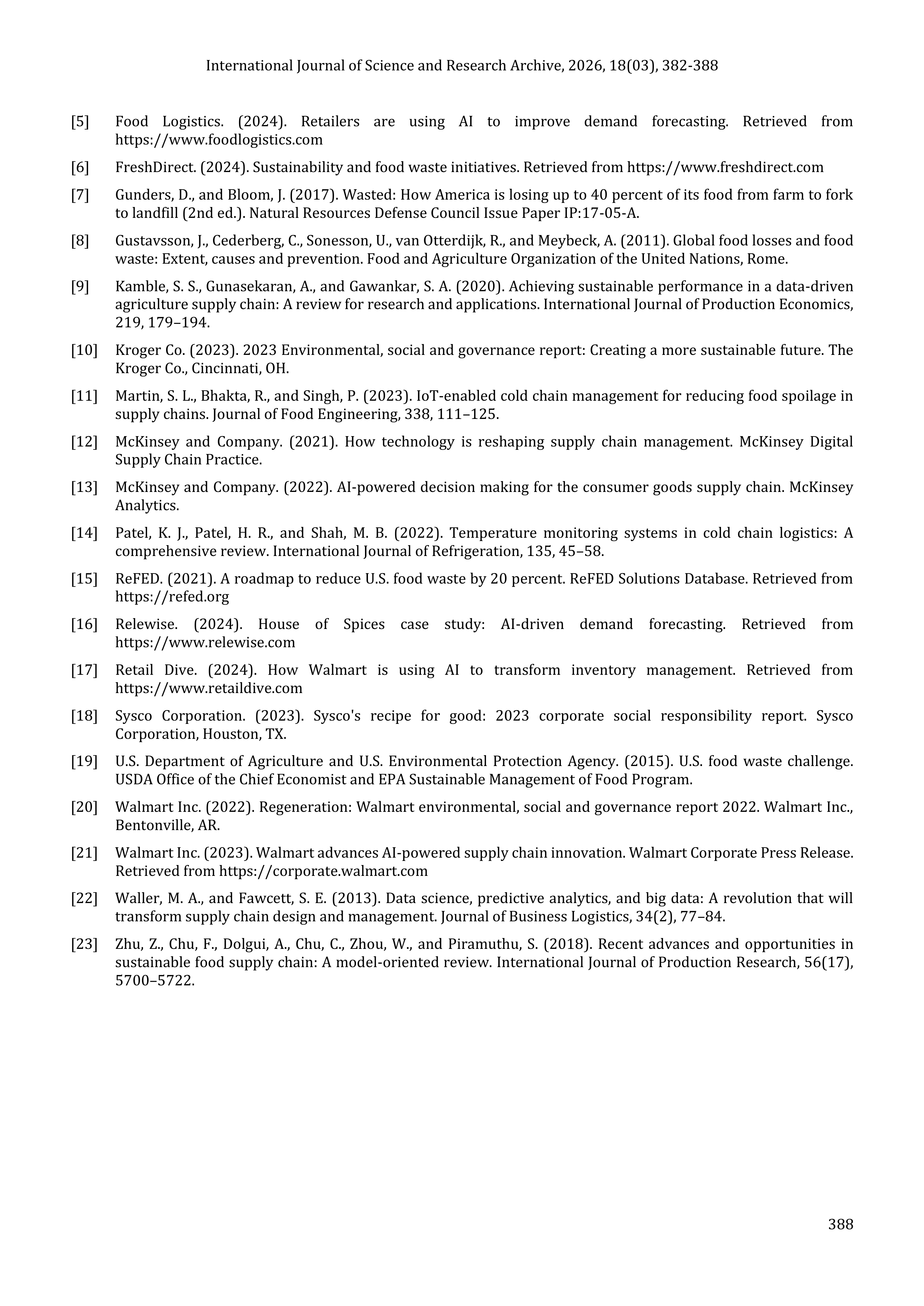Sysco Sustainability Report — page 7