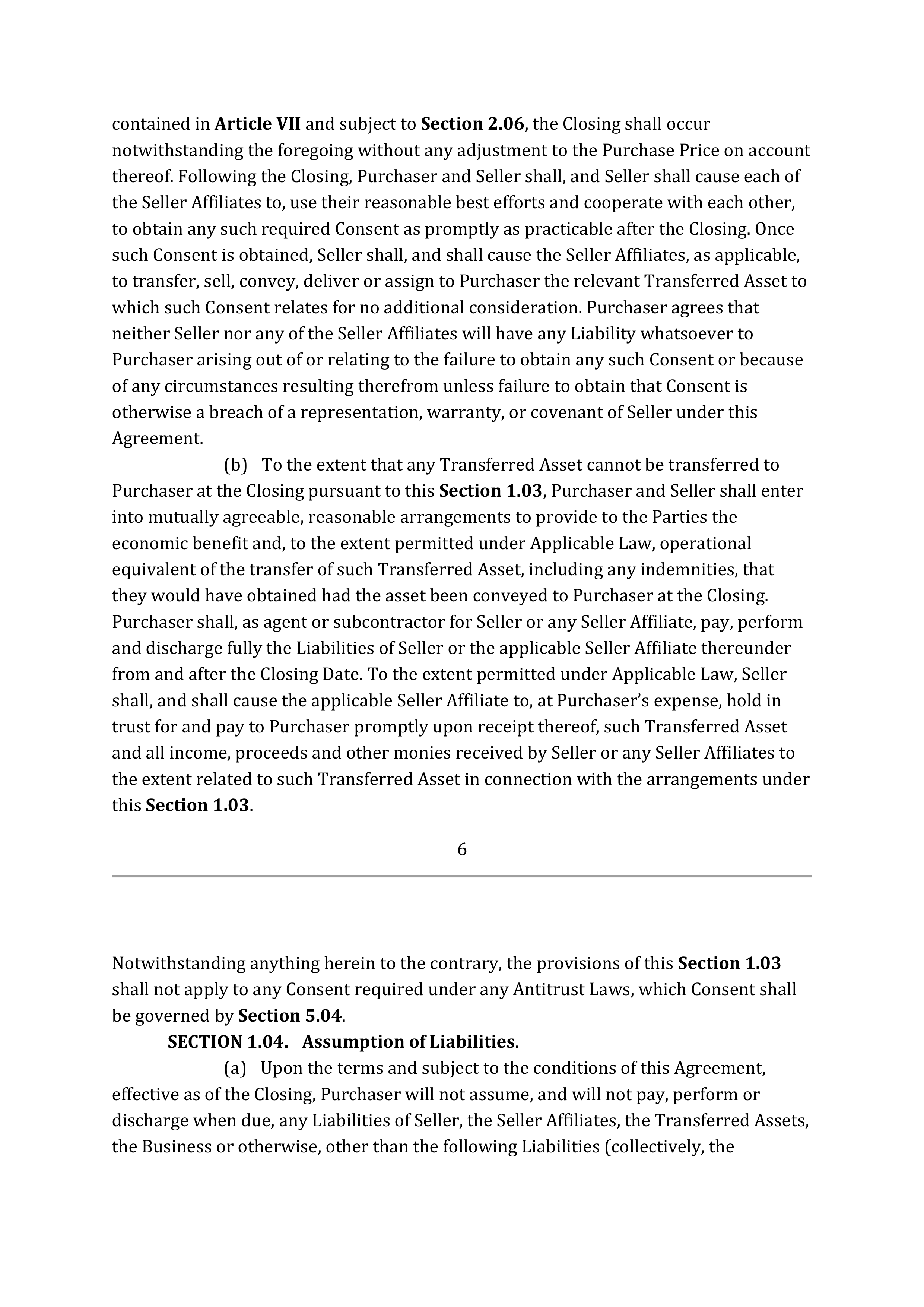 TARGET CORPORATION ASSET PURCHASE AGREEMENT — page 15