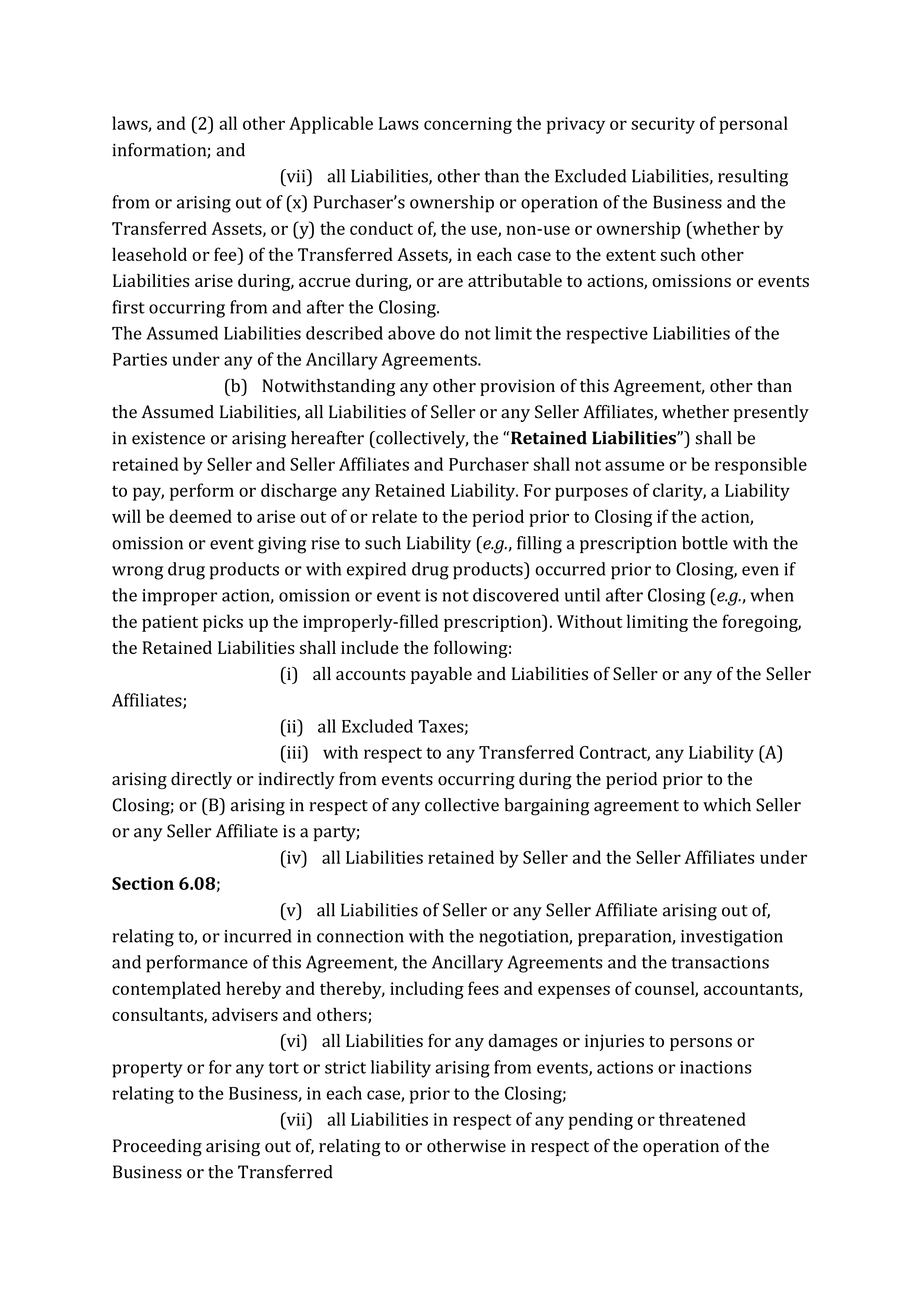 TARGET CORPORATION ASSET PURCHASE AGREEMENT — page 17