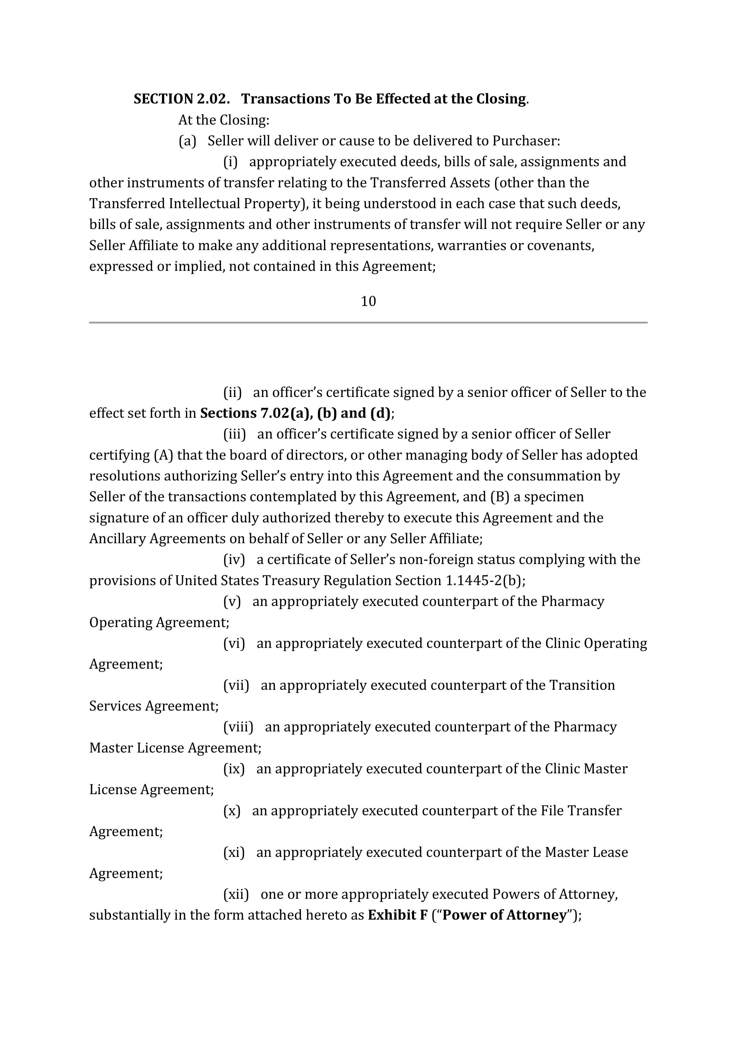 TARGET CORPORATION ASSET PURCHASE AGREEMENT — page 20
