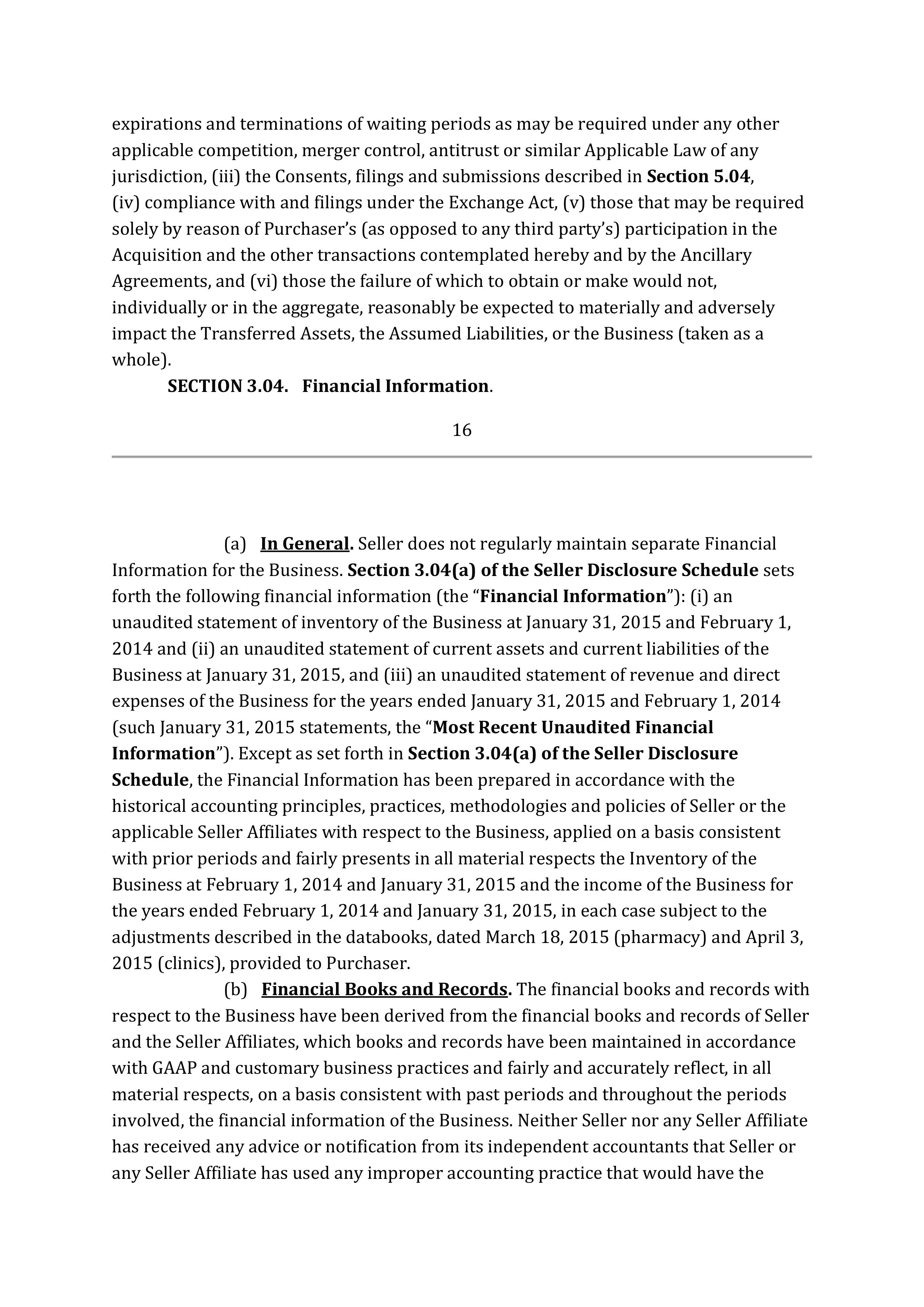 TARGET CORPORATION ASSET PURCHASE AGREEMENT — page 27