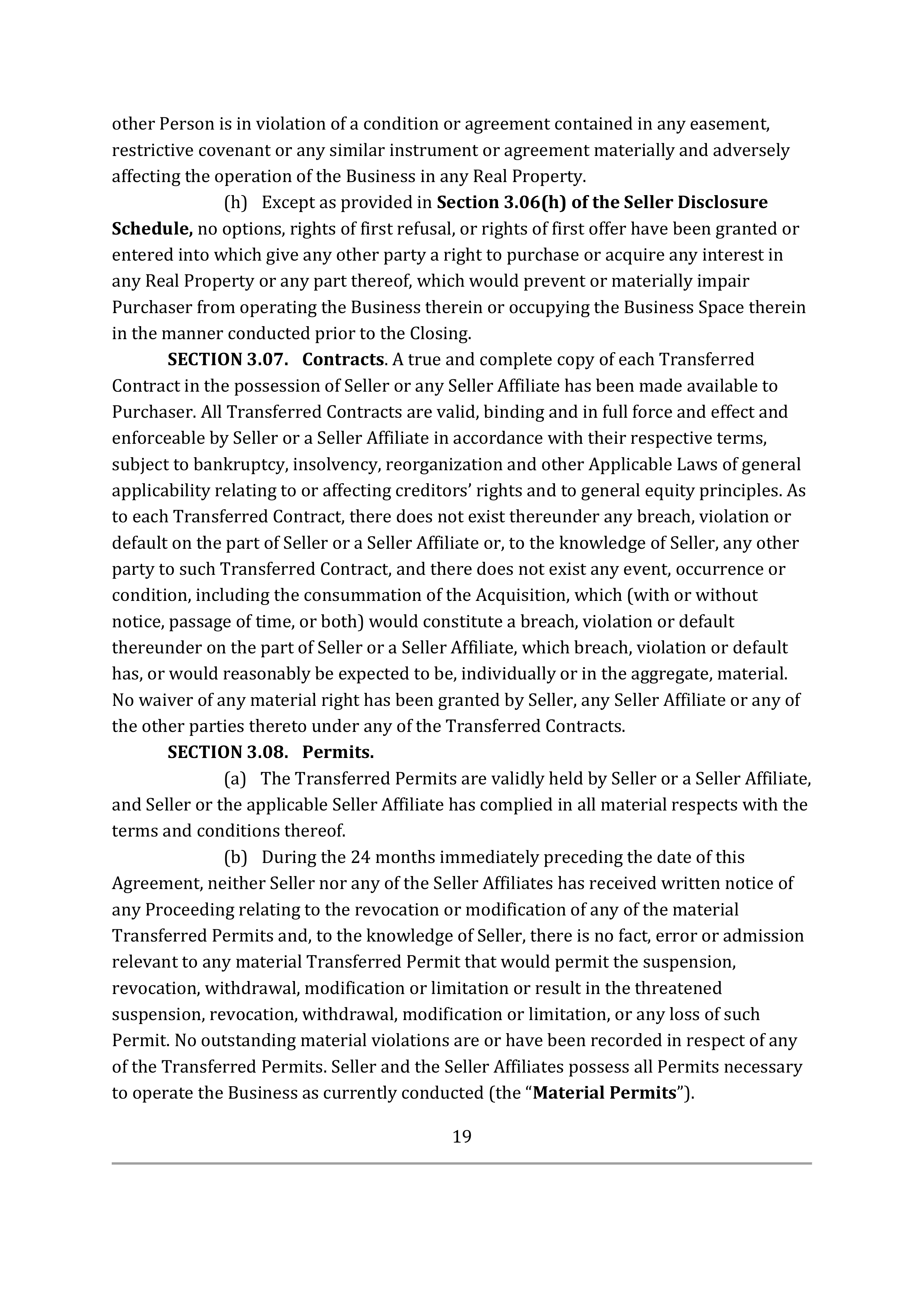 TARGET CORPORATION ASSET PURCHASE AGREEMENT — page 30