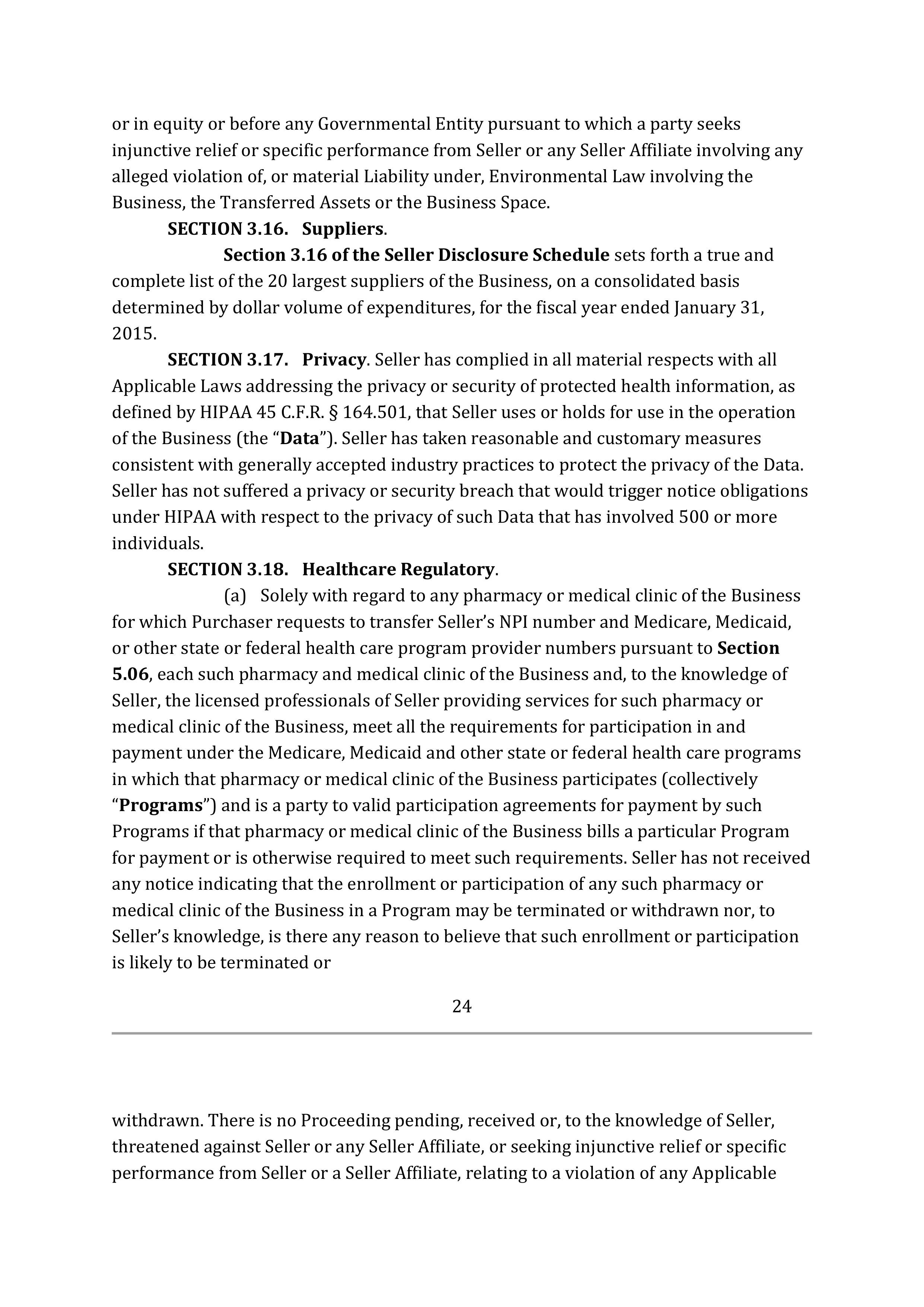 TARGET CORPORATION ASSET PURCHASE AGREEMENT — page 36