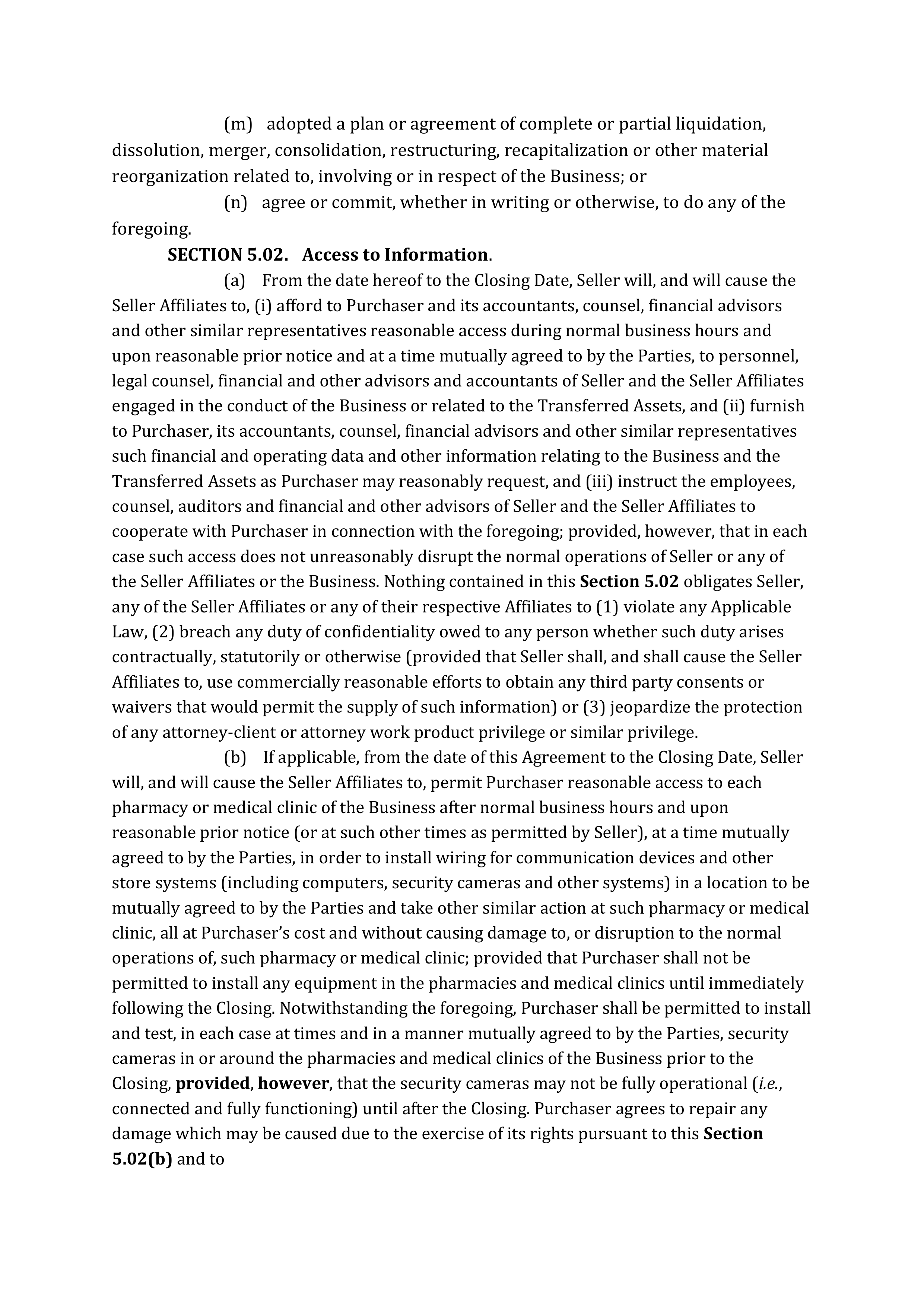 TARGET CORPORATION ASSET PURCHASE AGREEMENT — page 43