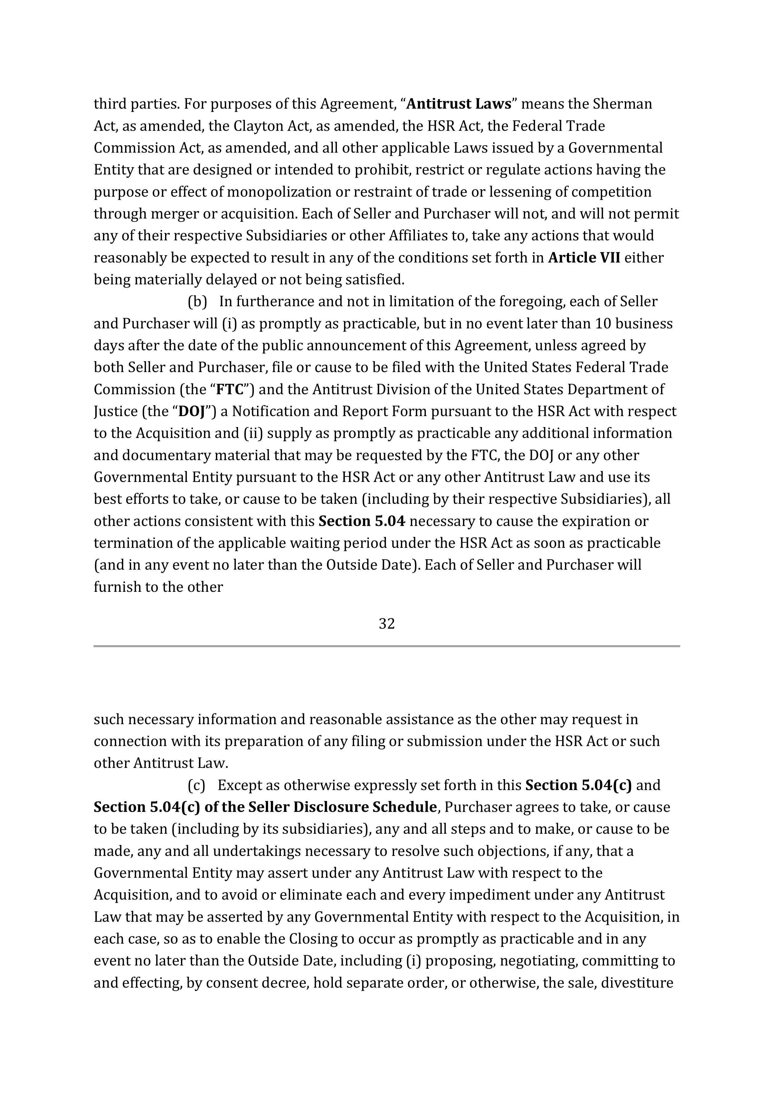 TARGET CORPORATION ASSET PURCHASE AGREEMENT — page 46