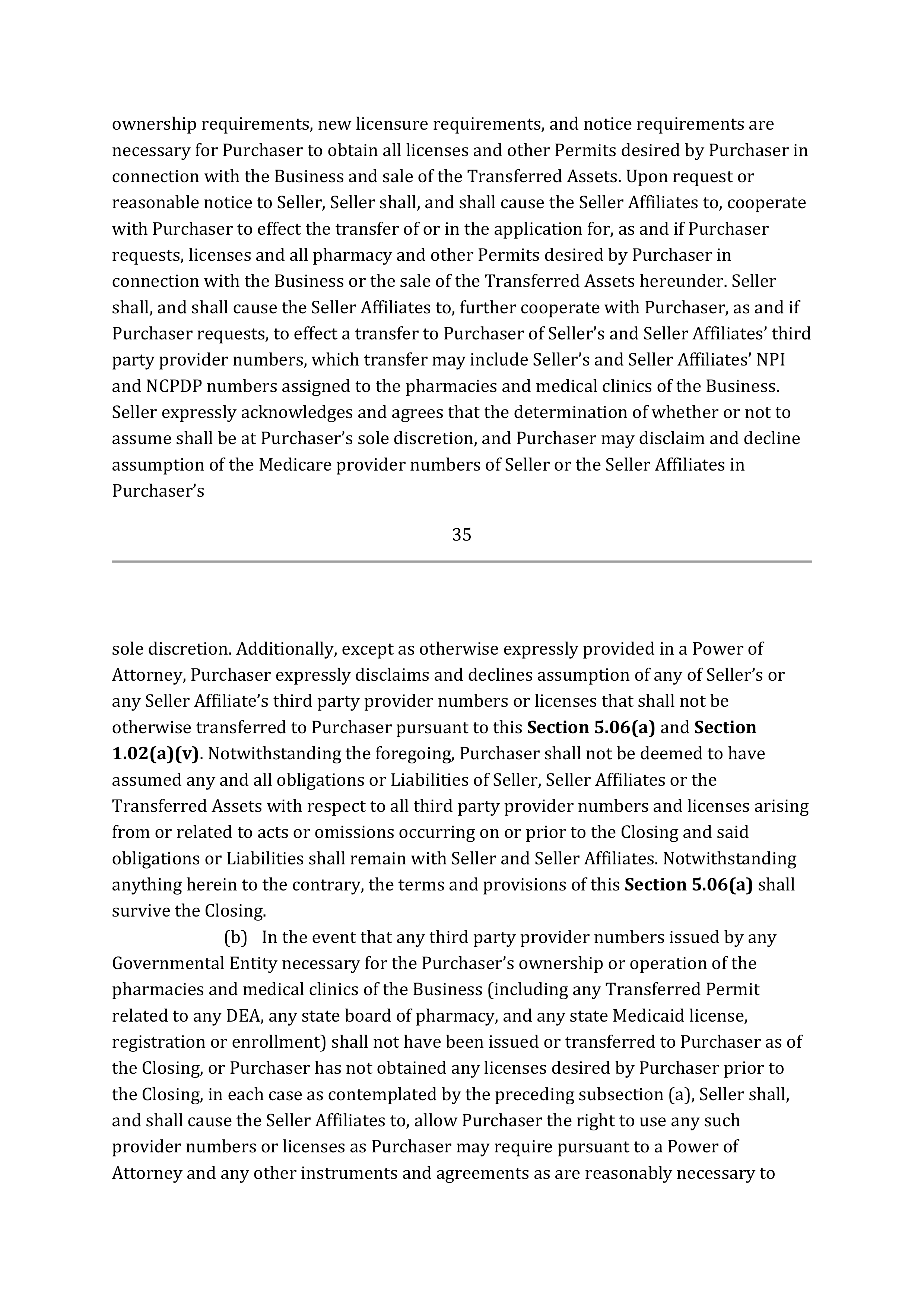TARGET CORPORATION ASSET PURCHASE AGREEMENT — page 50
