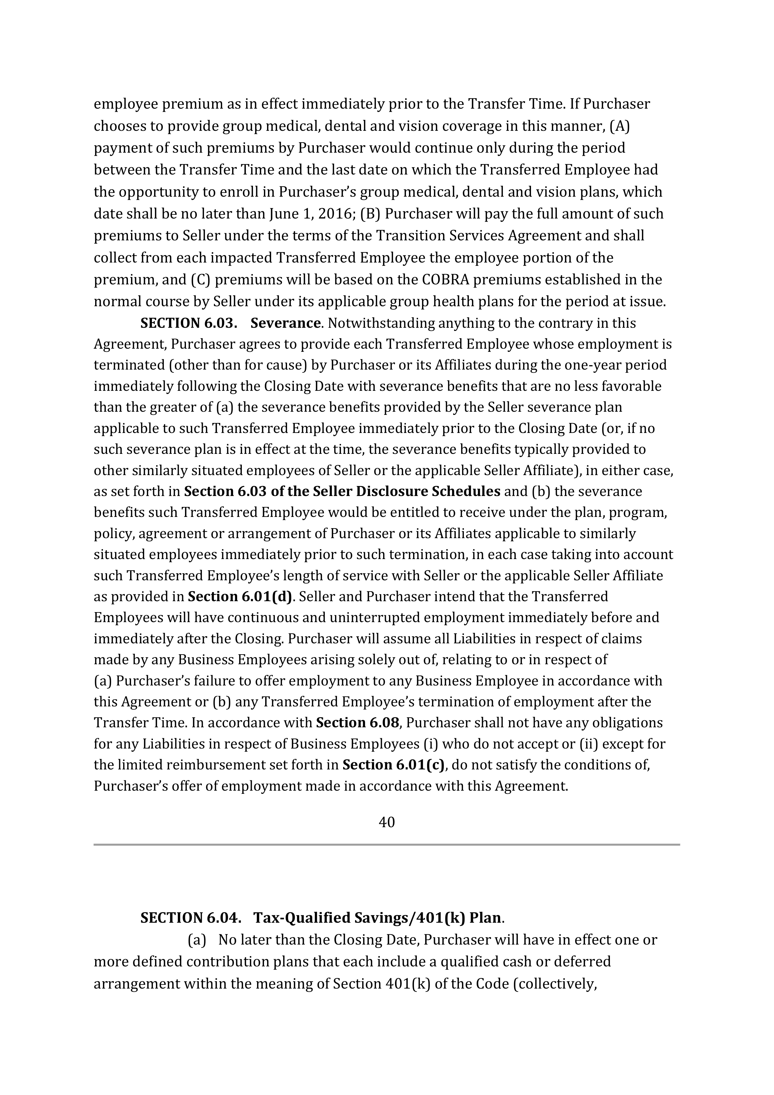 TARGET CORPORATION ASSET PURCHASE AGREEMENT — page 56