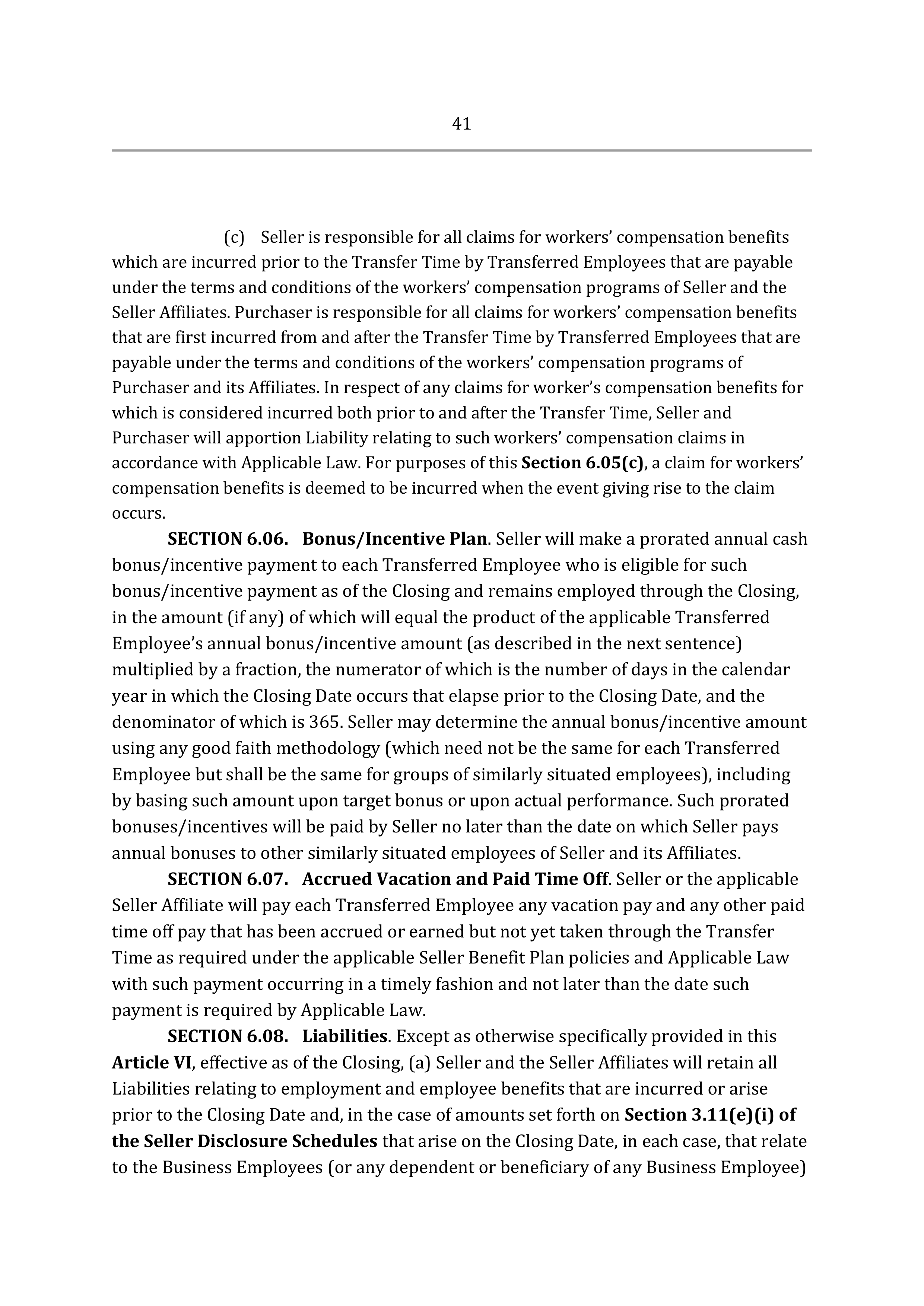 TARGET CORPORATION ASSET PURCHASE AGREEMENT — page 58