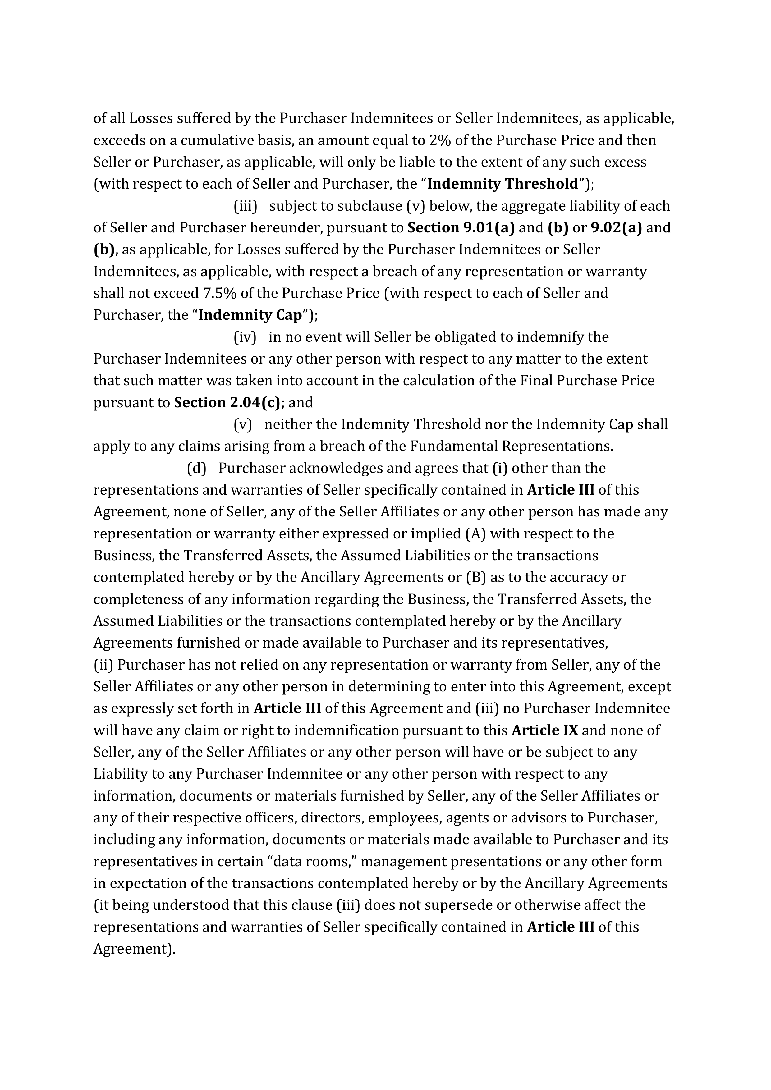 TARGET CORPORATION ASSET PURCHASE AGREEMENT — page 69