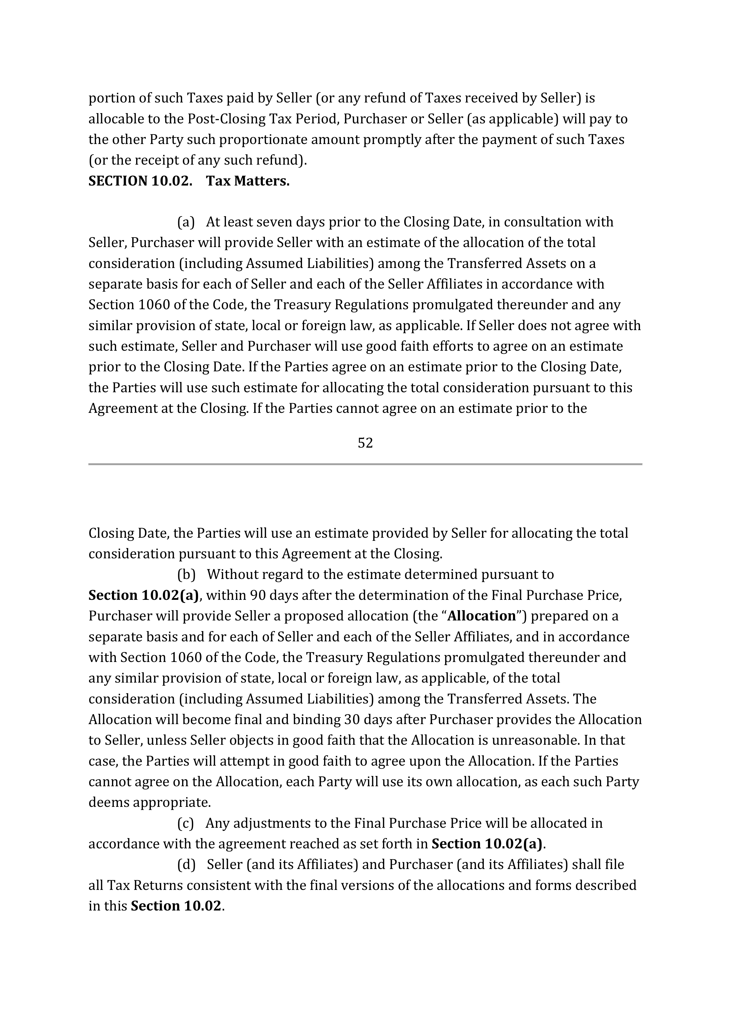 TARGET CORPORATION ASSET PURCHASE AGREEMENT — page 71
