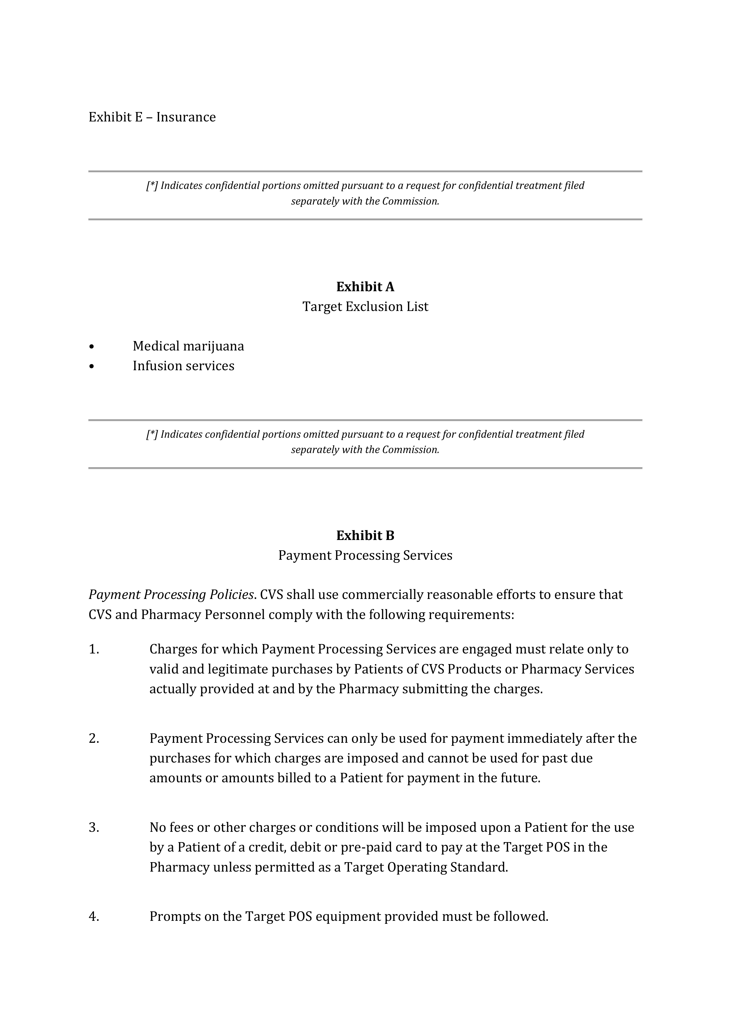 TARGET CORPORATION PHARMACY OPERATING AGREEMENT — page 53