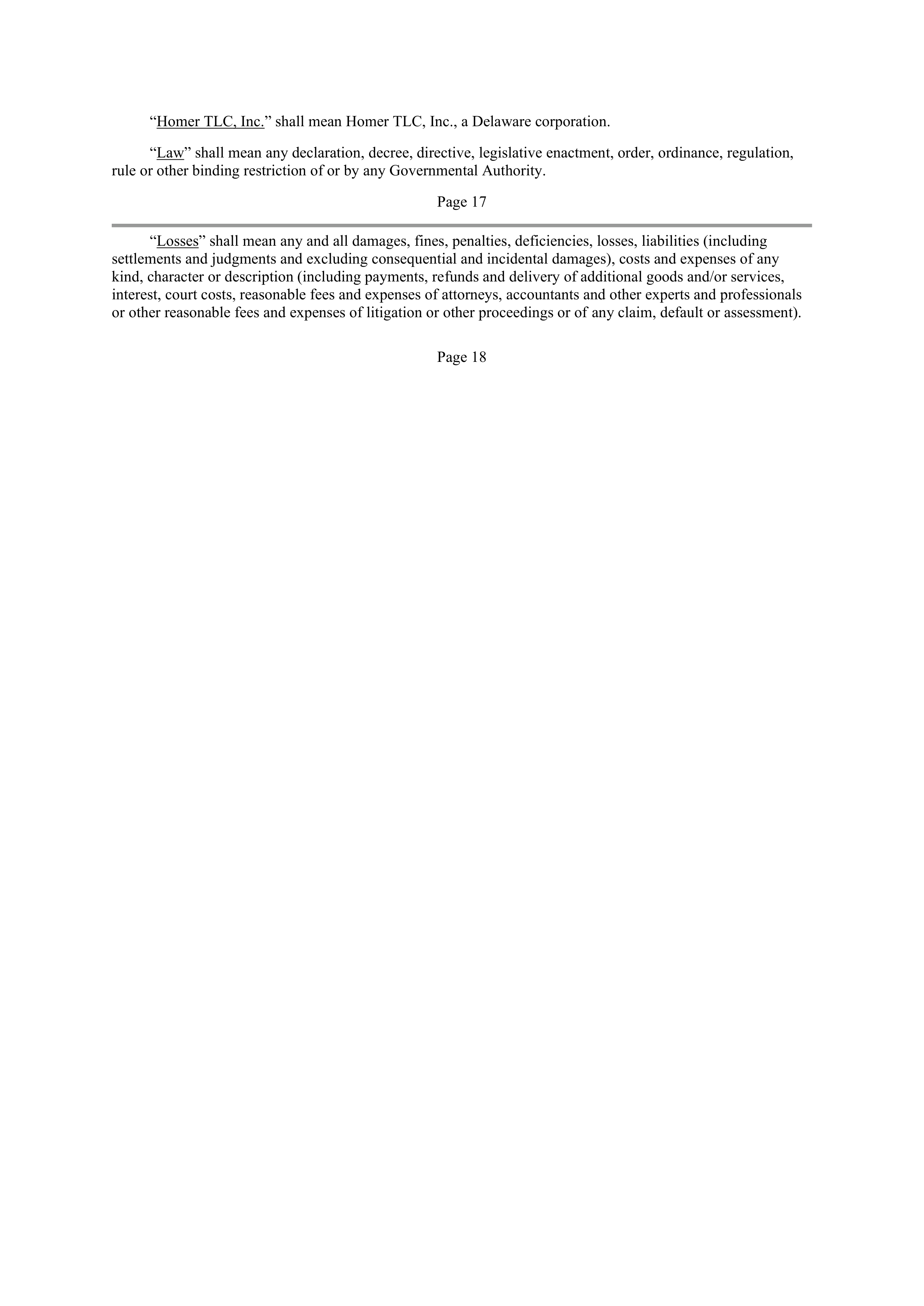 THE HOME DEPOT PROGRAM AGREEMENT — page 16