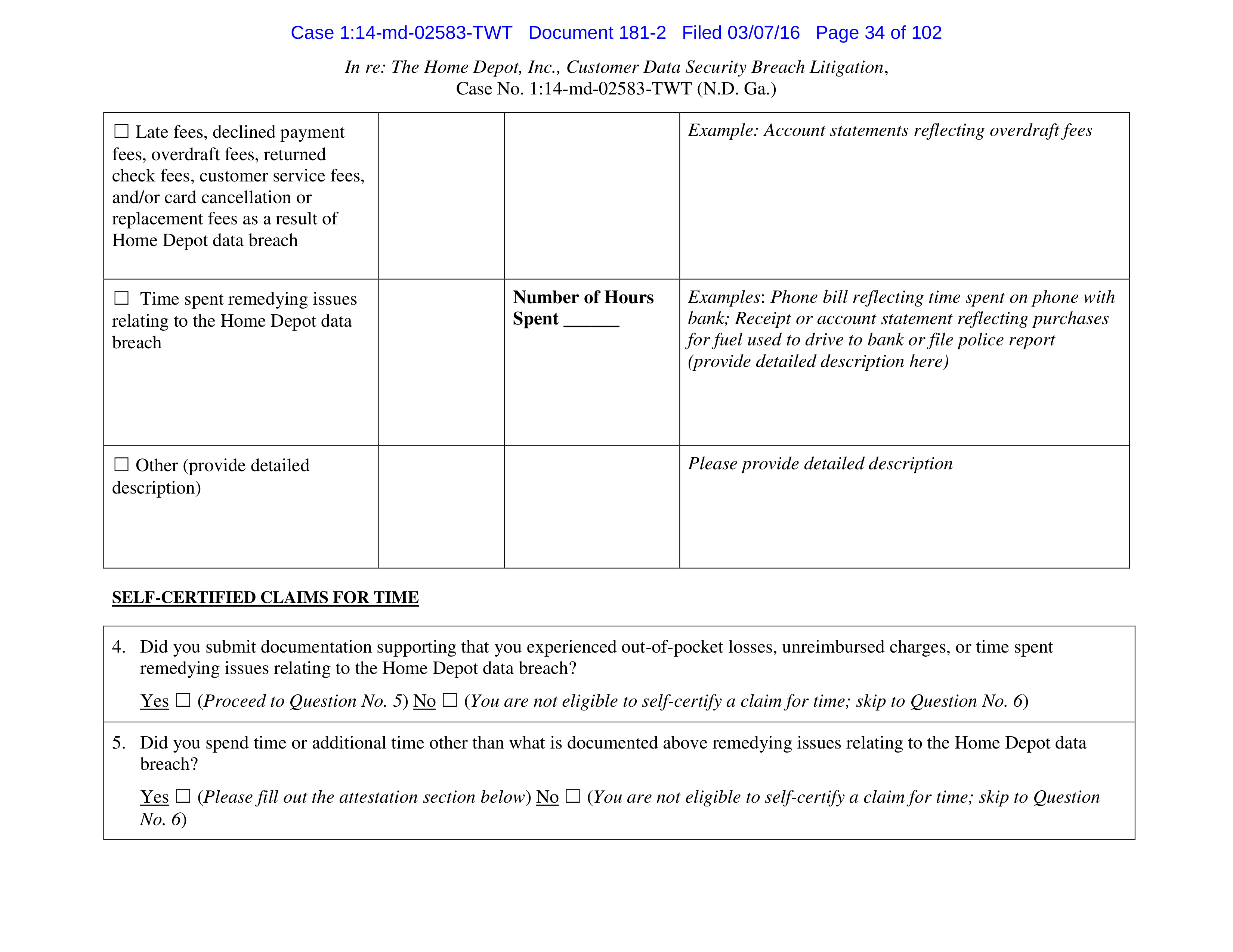 THE HOME DEPOT SETTLEMENT AGREEMENT — page 33