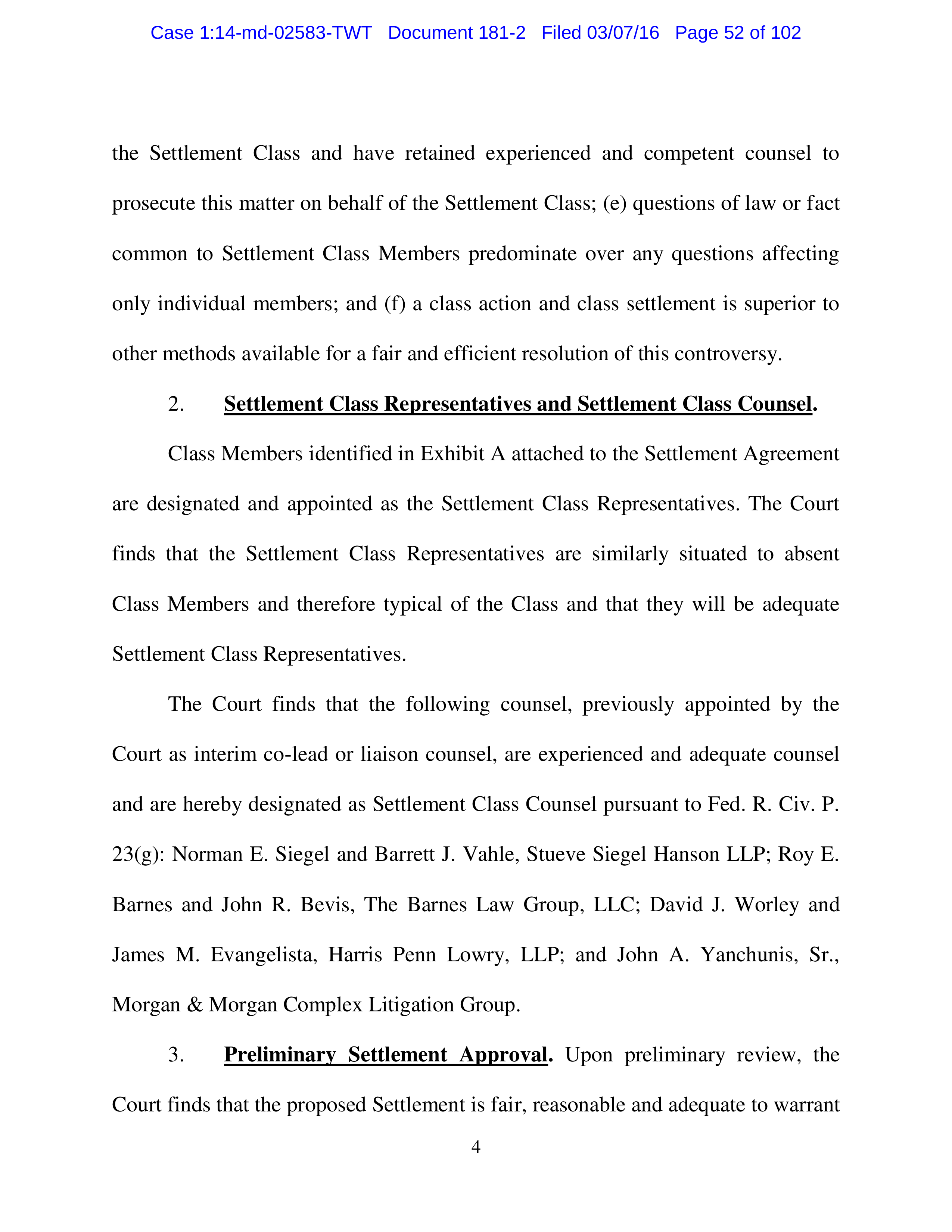 THE HOME DEPOT SETTLEMENT AGREEMENT — page 51