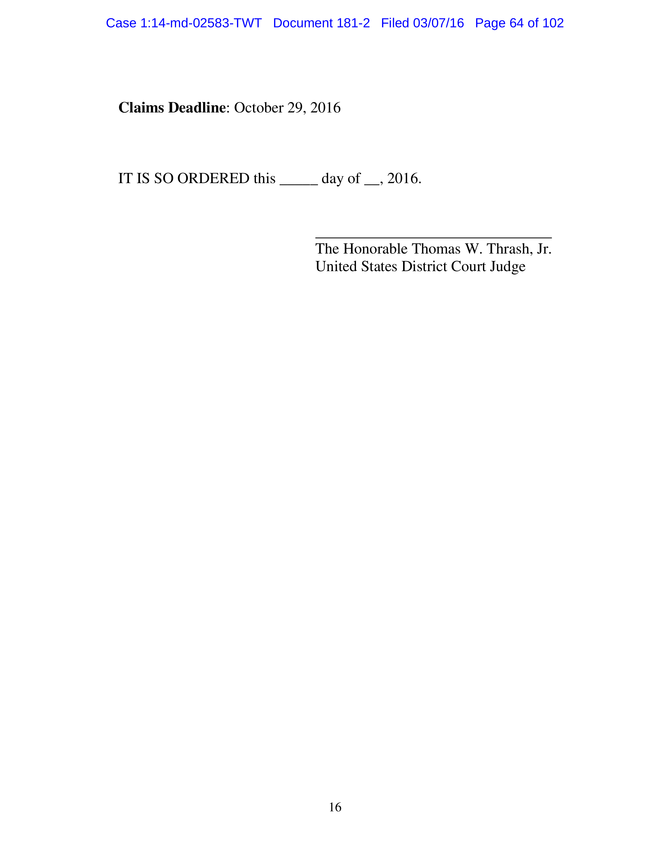 THE HOME DEPOT SETTLEMENT AGREEMENT — page 63