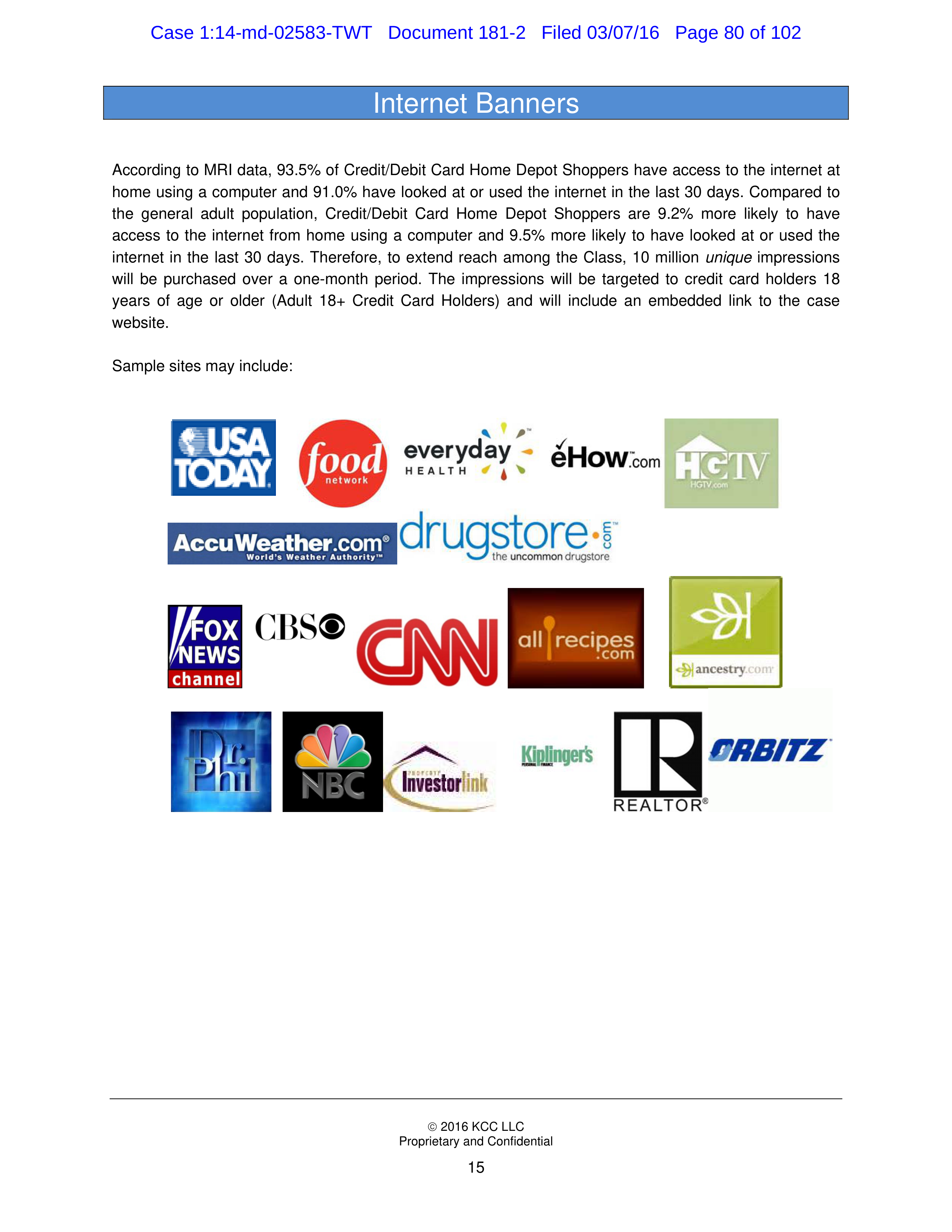 THE HOME DEPOT SETTLEMENT AGREEMENT — page 79
