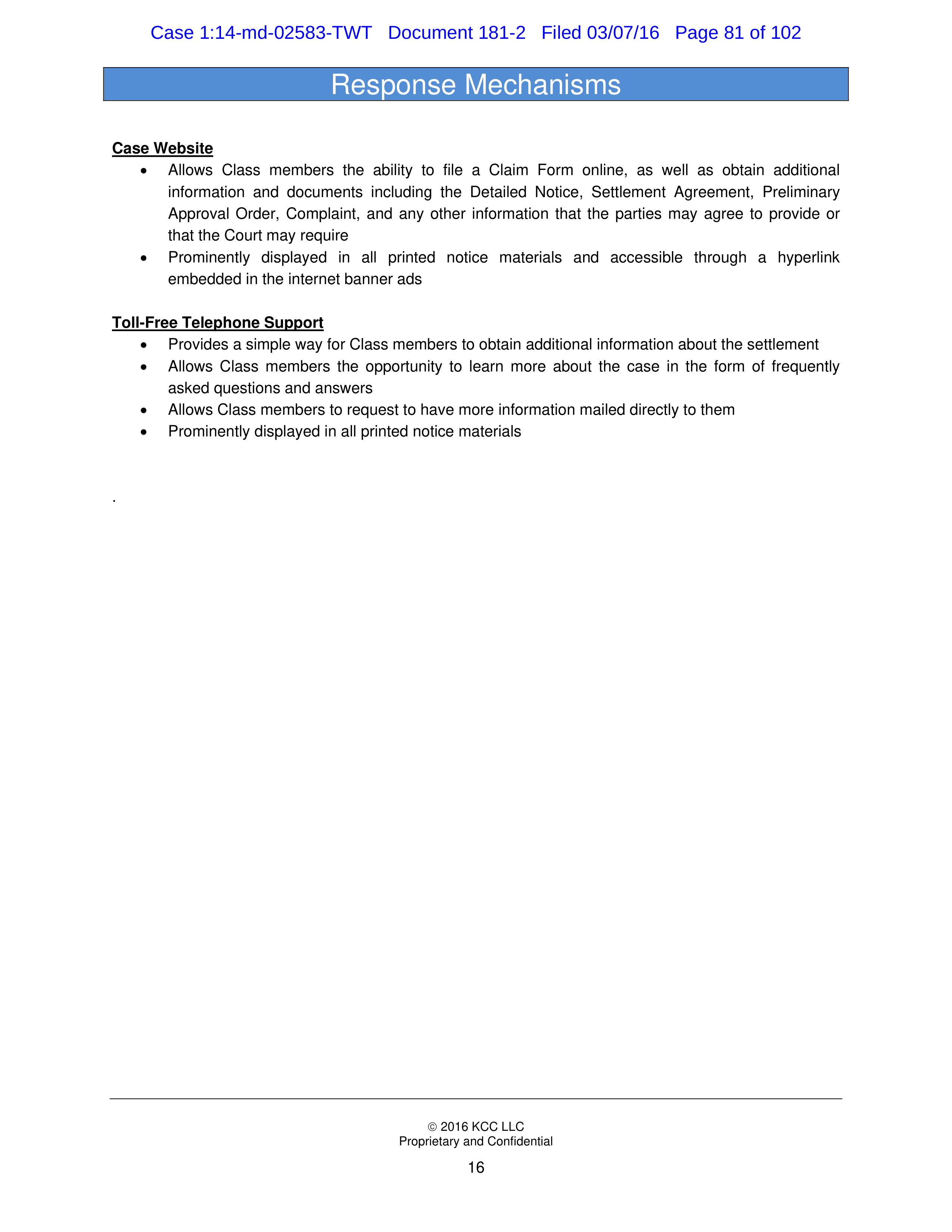 THE HOME DEPOT SETTLEMENT AGREEMENT — page 80