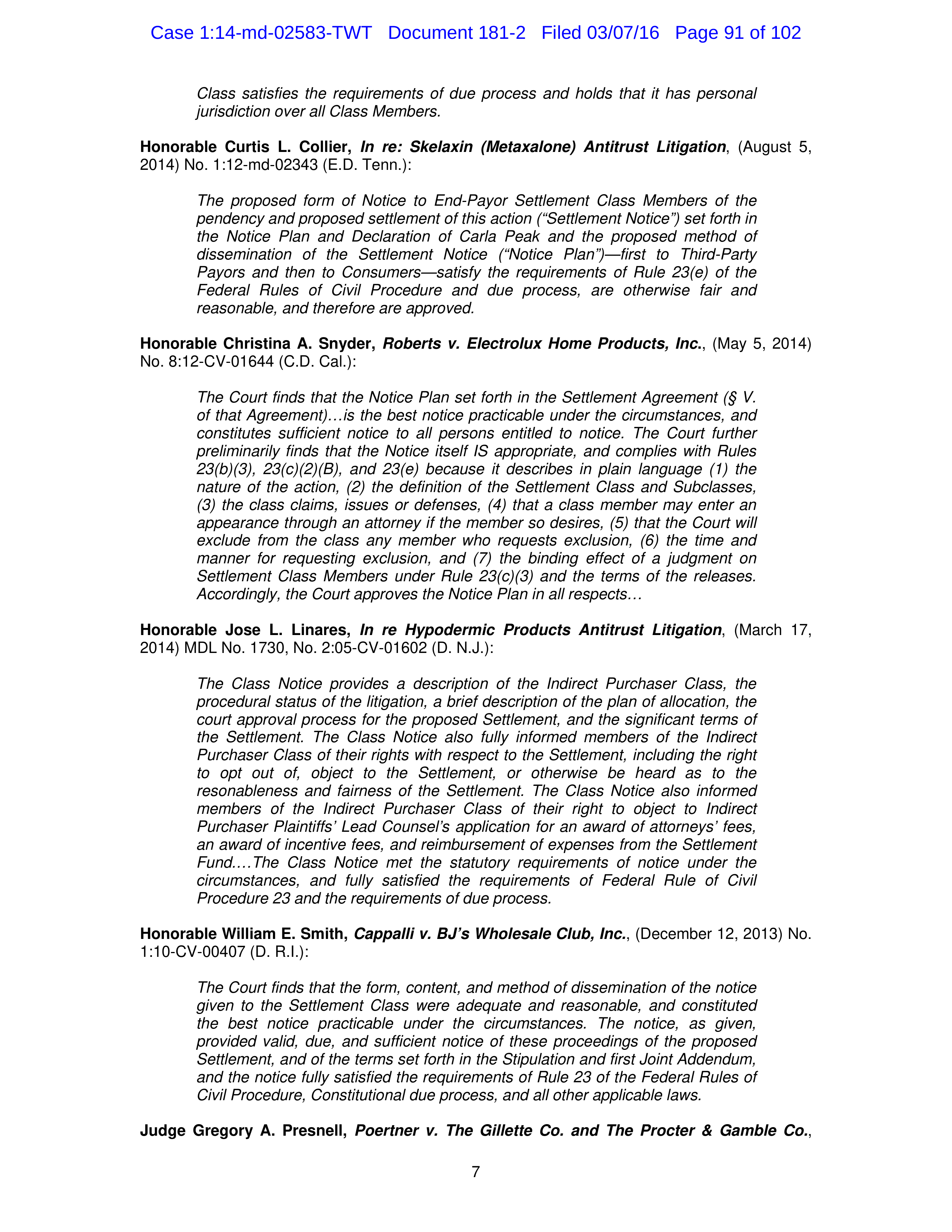 THE HOME DEPOT SETTLEMENT AGREEMENT — page 90