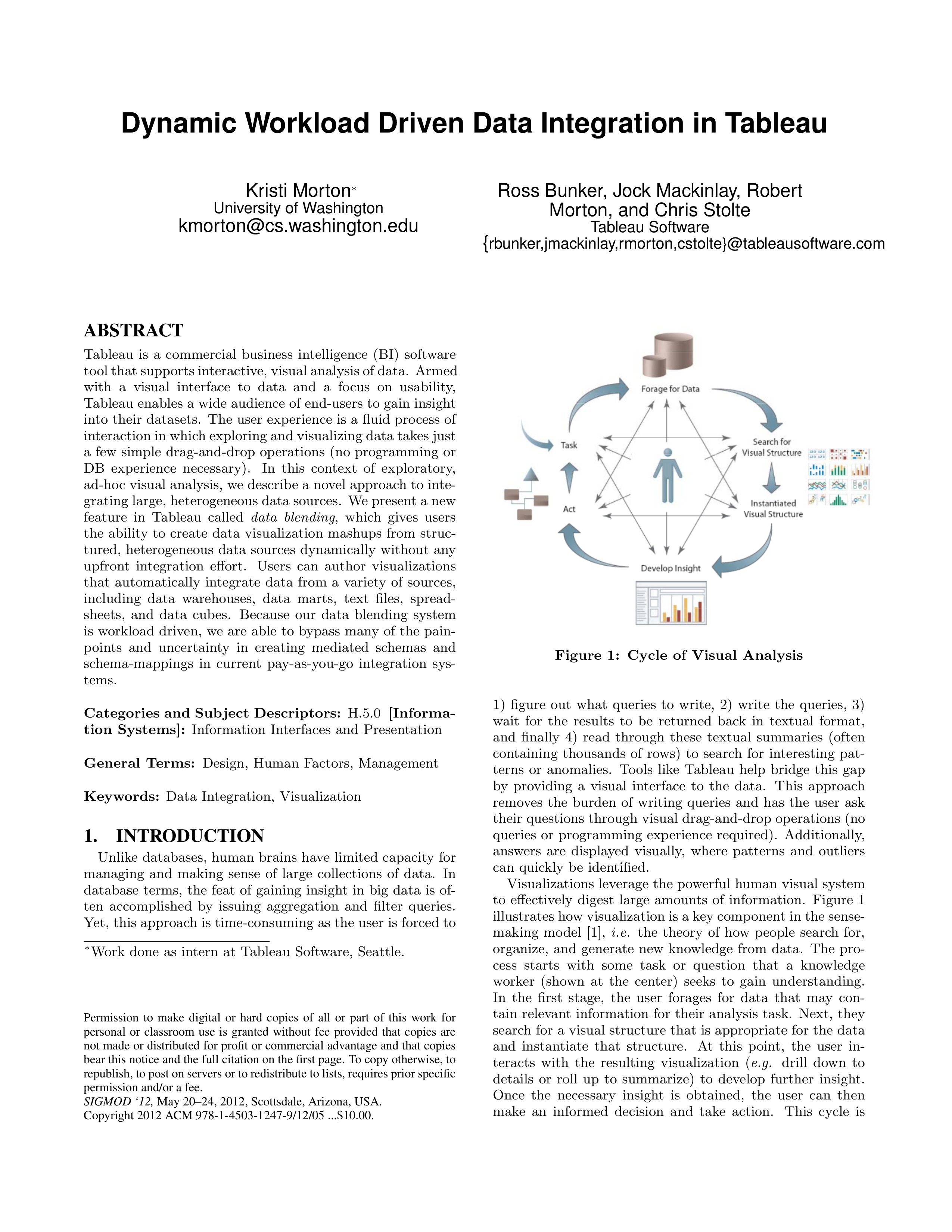 Tableau Data Visualization — page 1