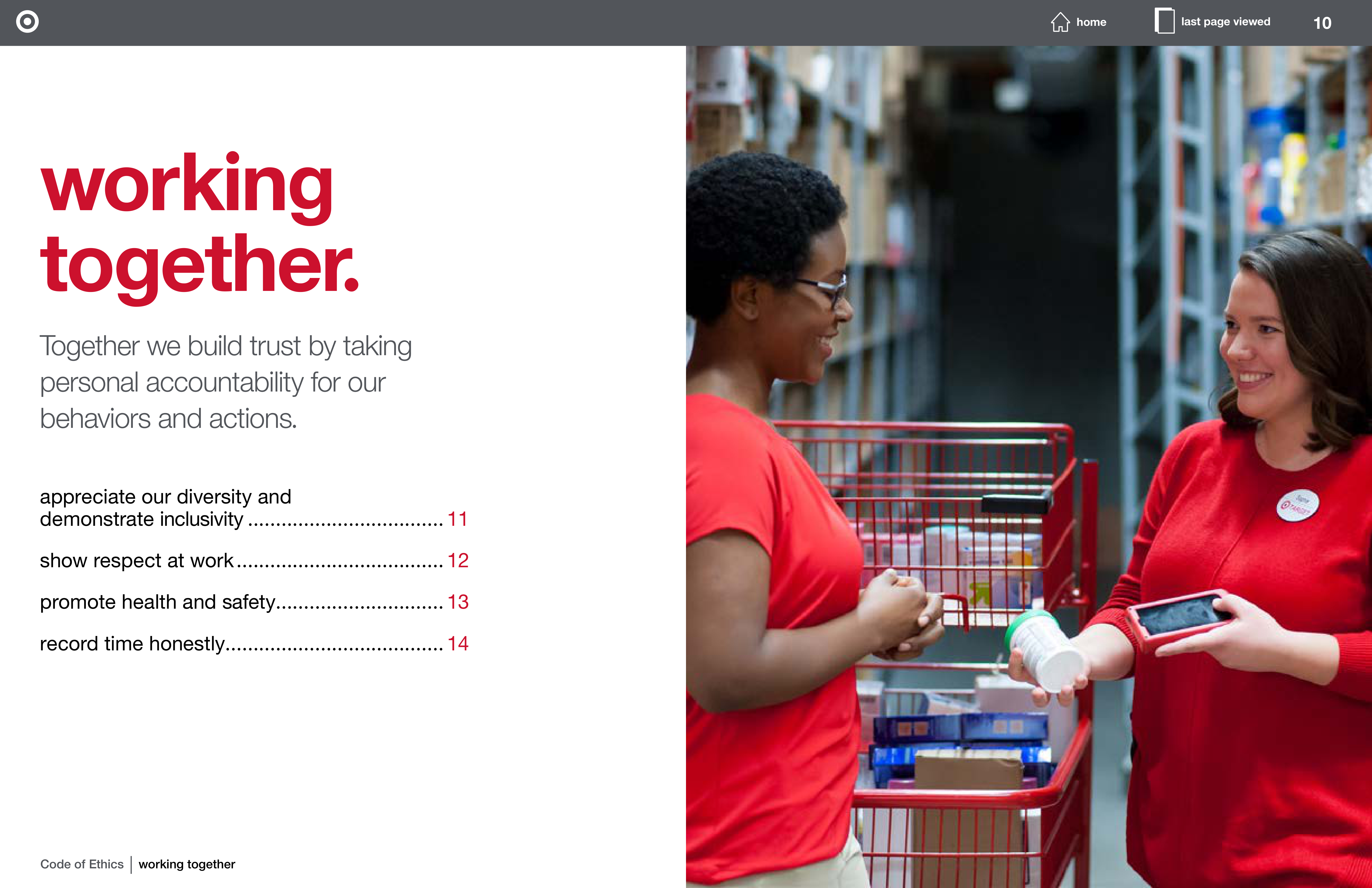 Target Corporation Code of Ethics Handbook — page 10
