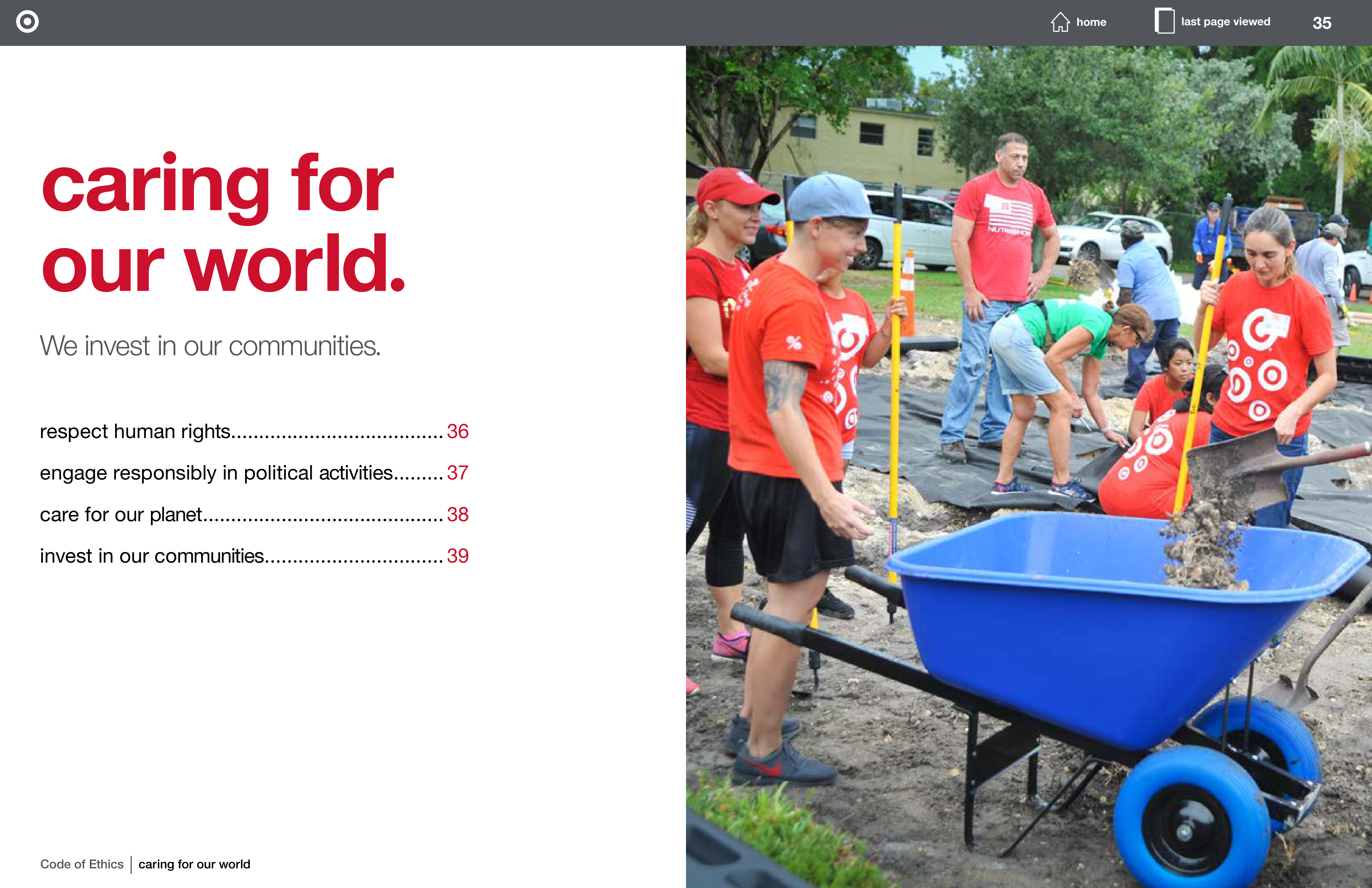 Target Corporation Code of Ethics Handbook — page 35