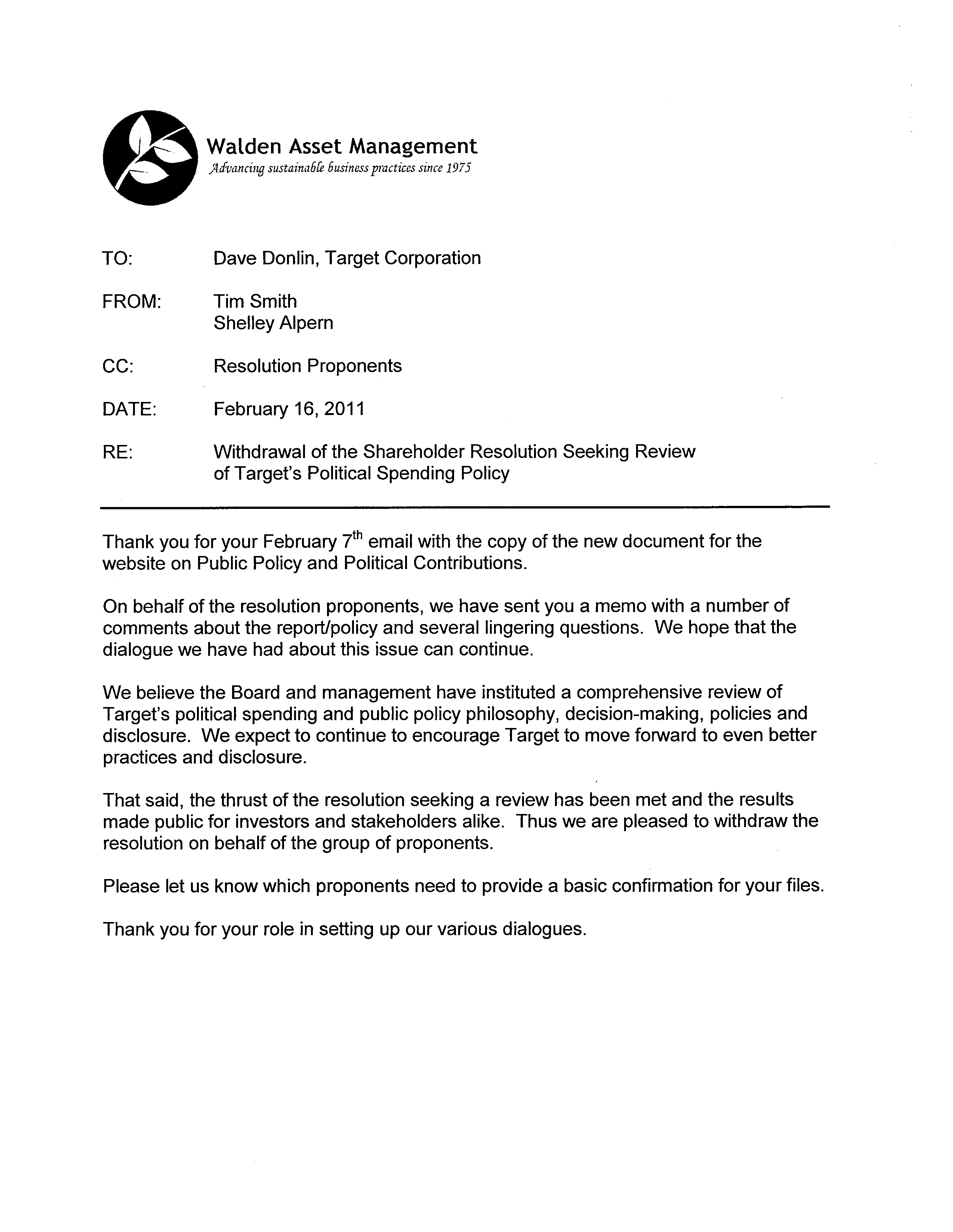 Target Proposal  — page 22
