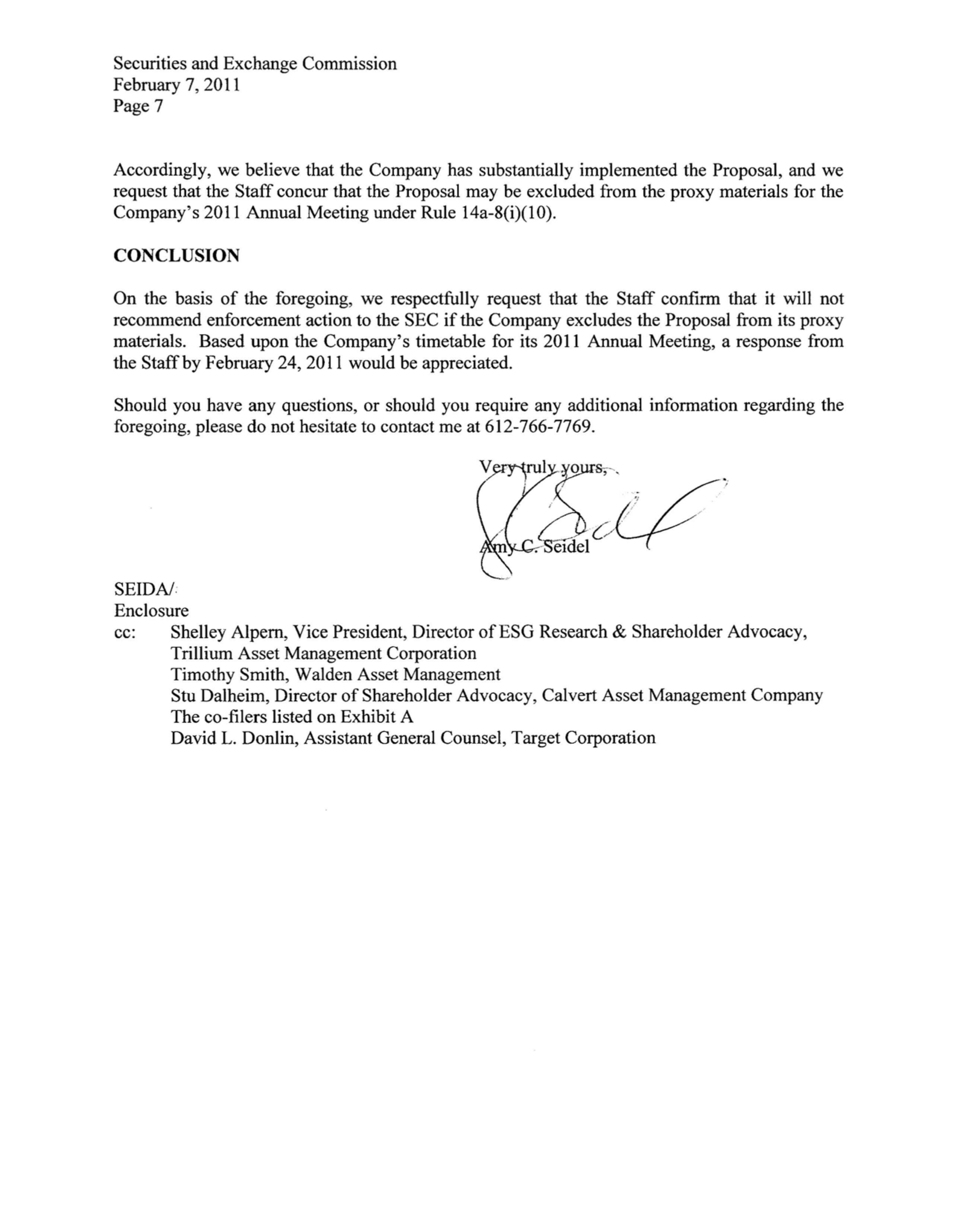 Target Proposal  — page 29