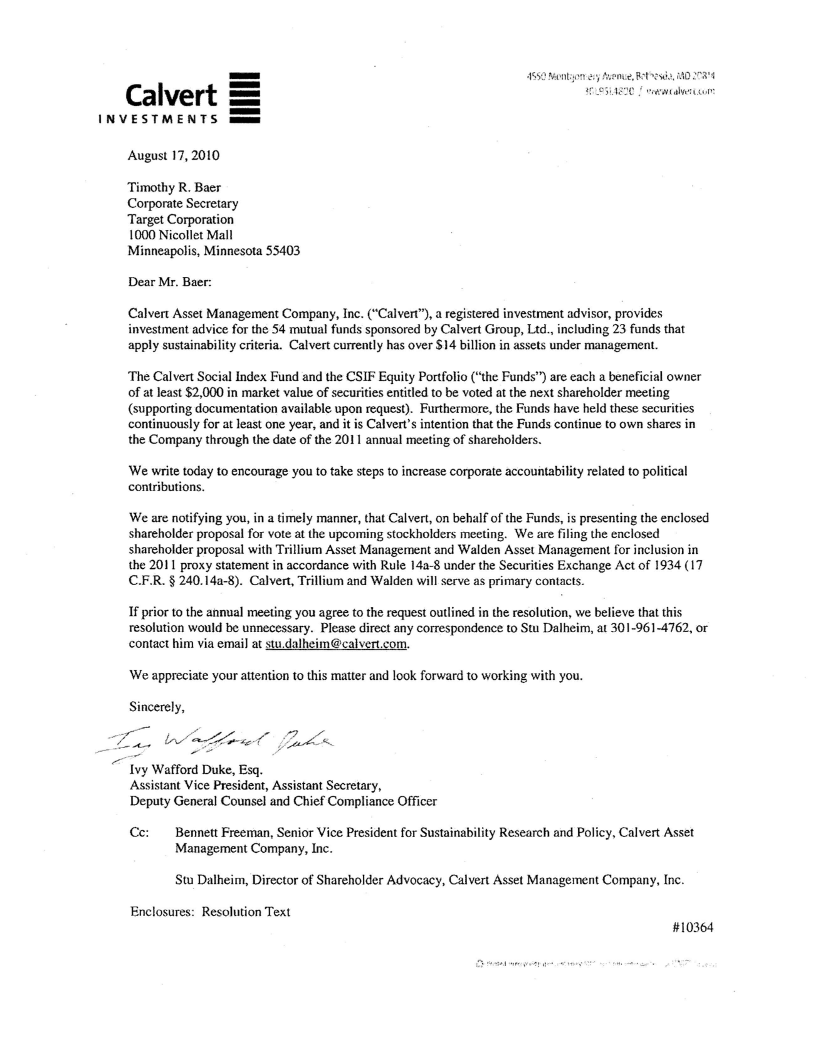Target Proposal  — page 39