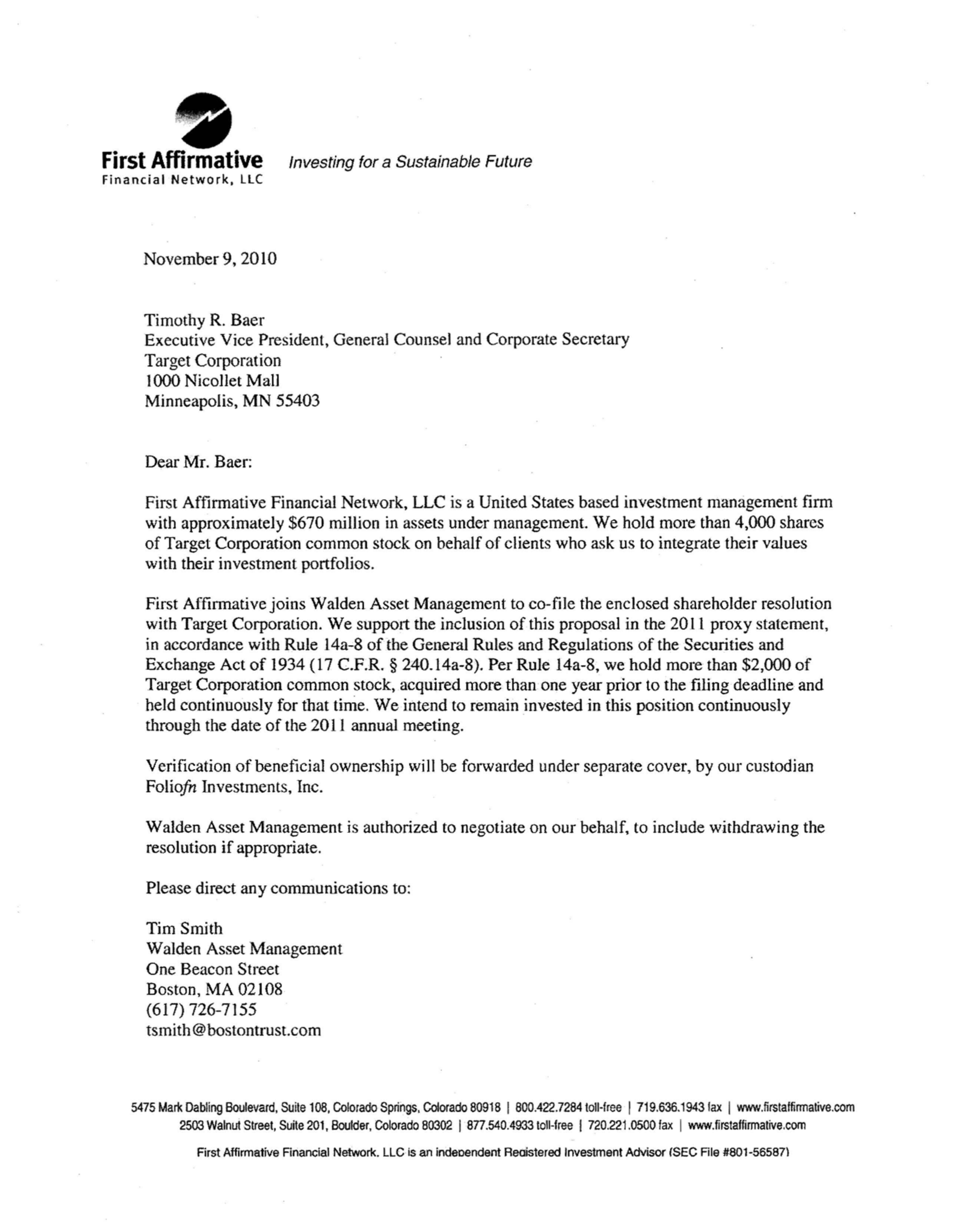 Target Proposal  — page 49