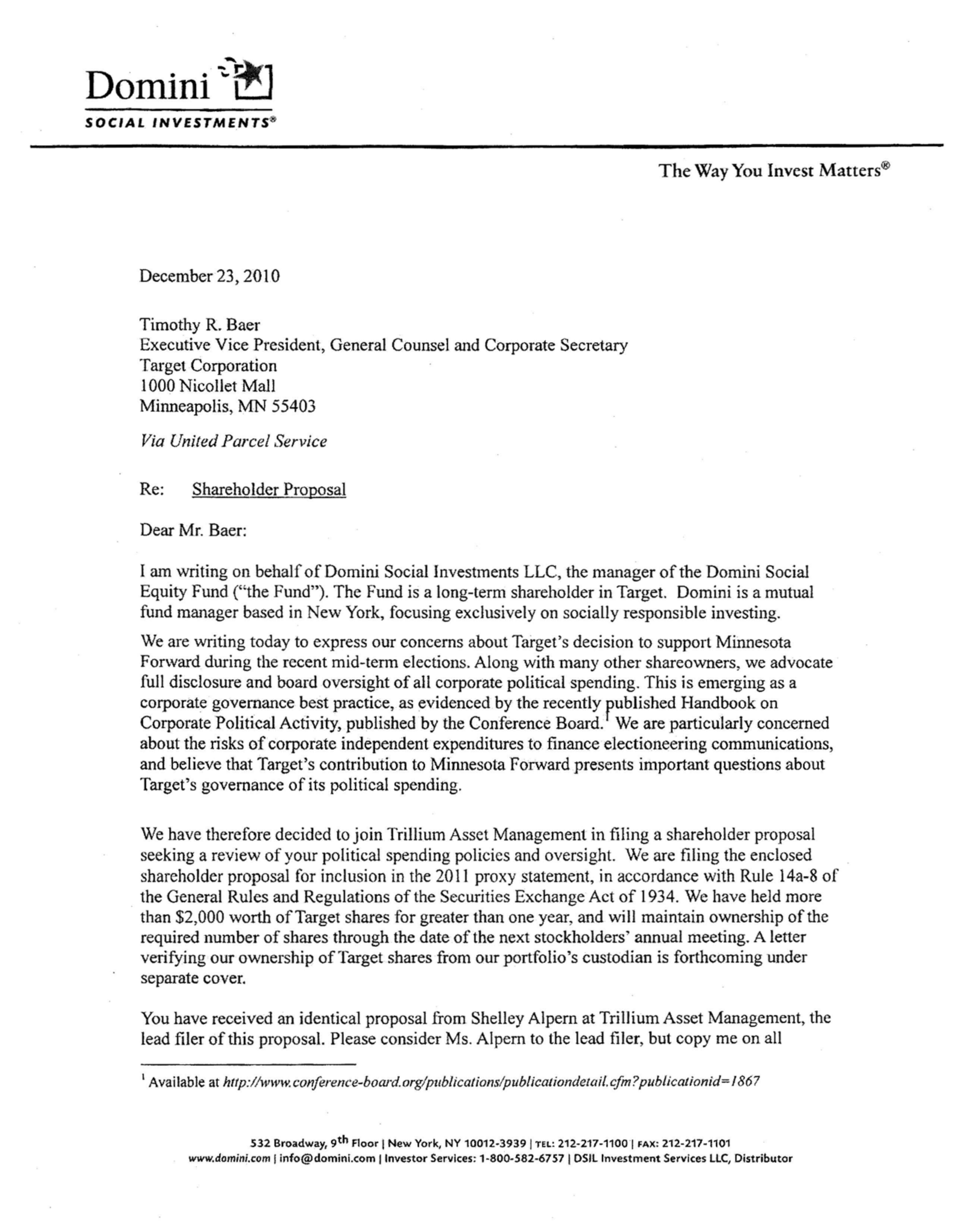 Target Proposal  — page 53