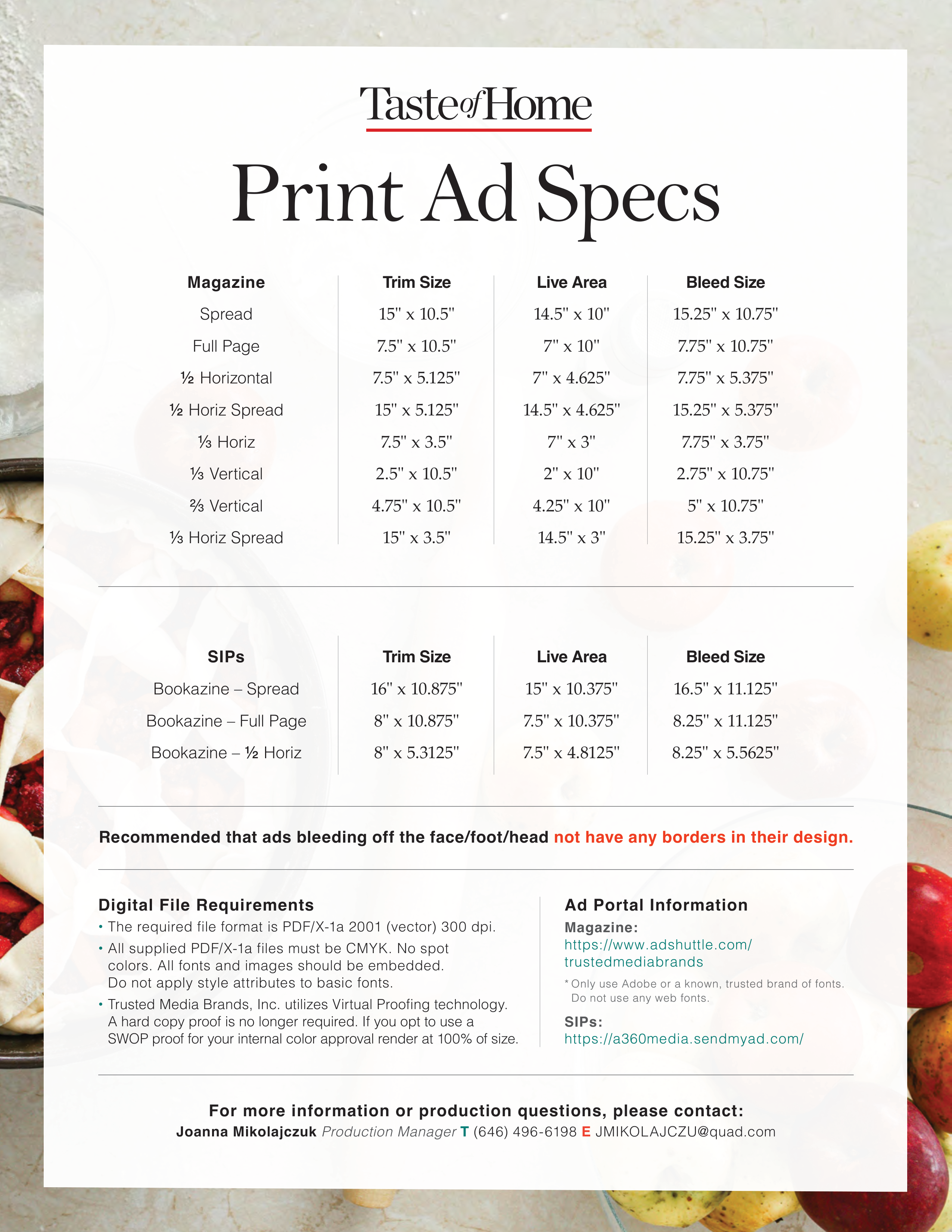 Taste of Home Media Kit — page 9