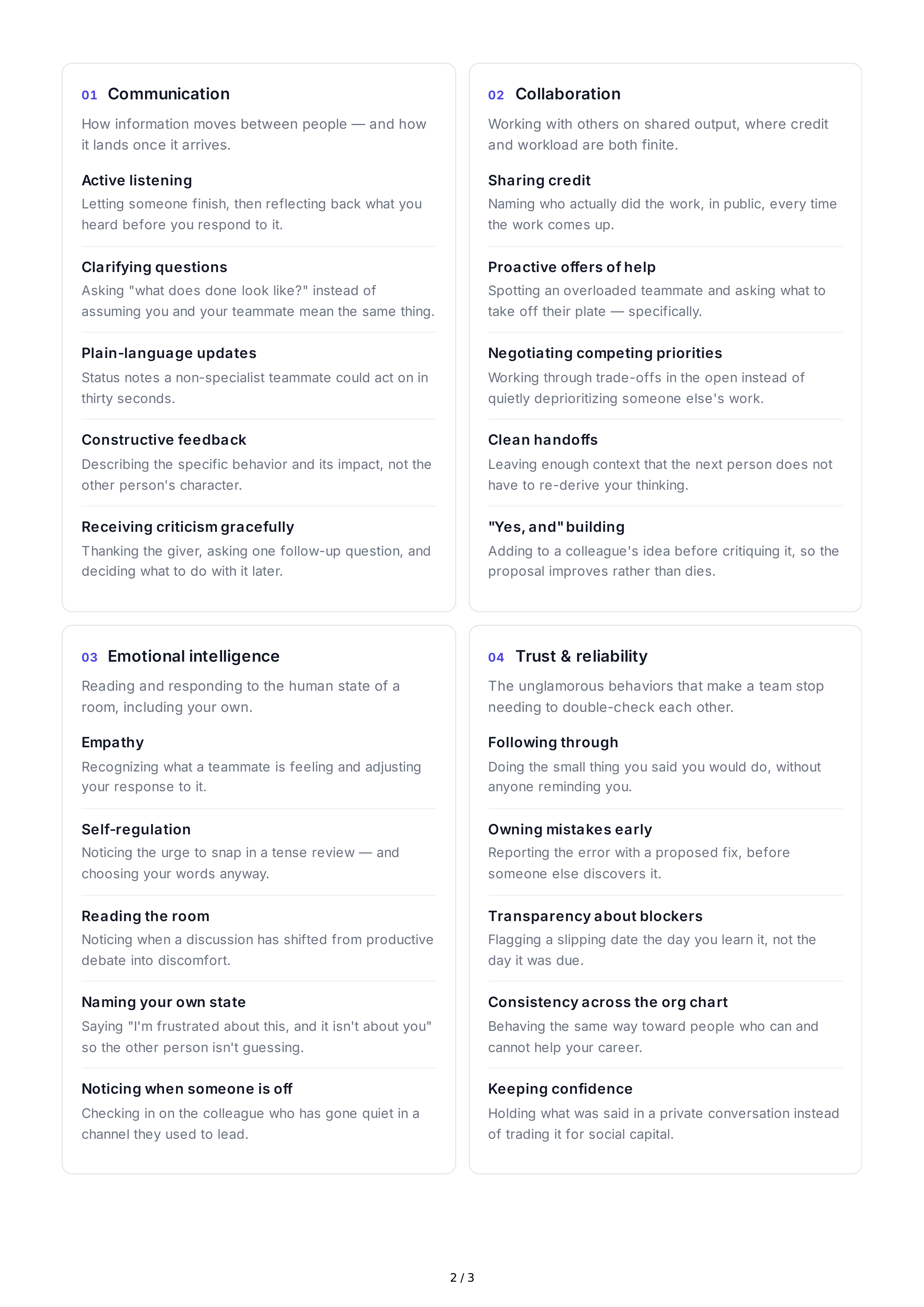 Team Building Interpersonal Skills — page 2