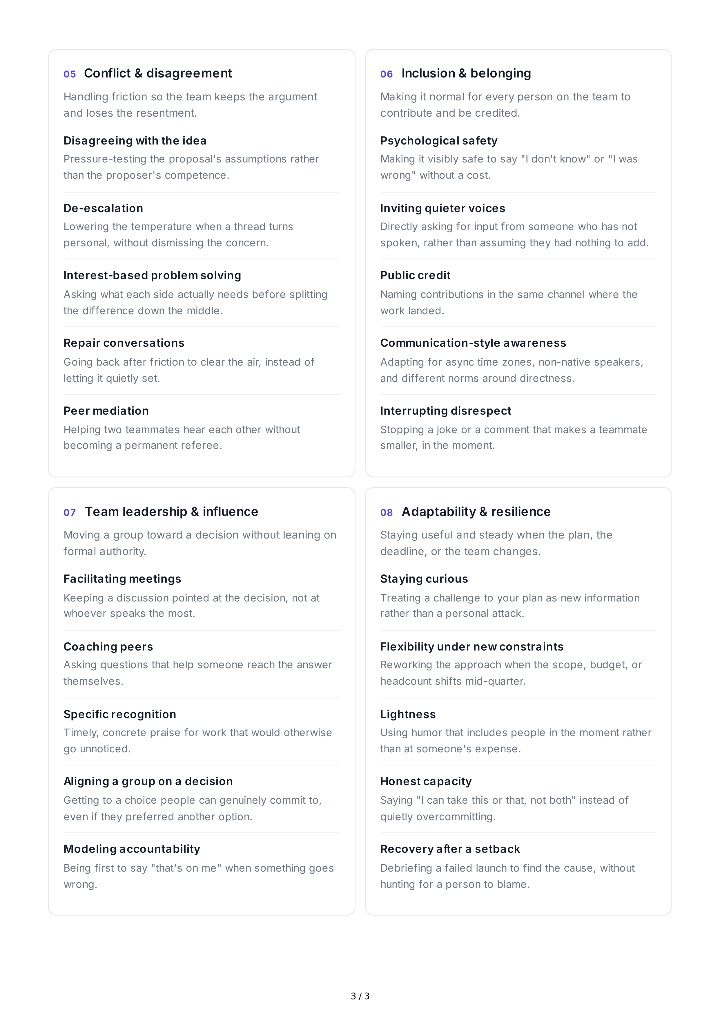 Team Building Interpersonal Skills — page 3